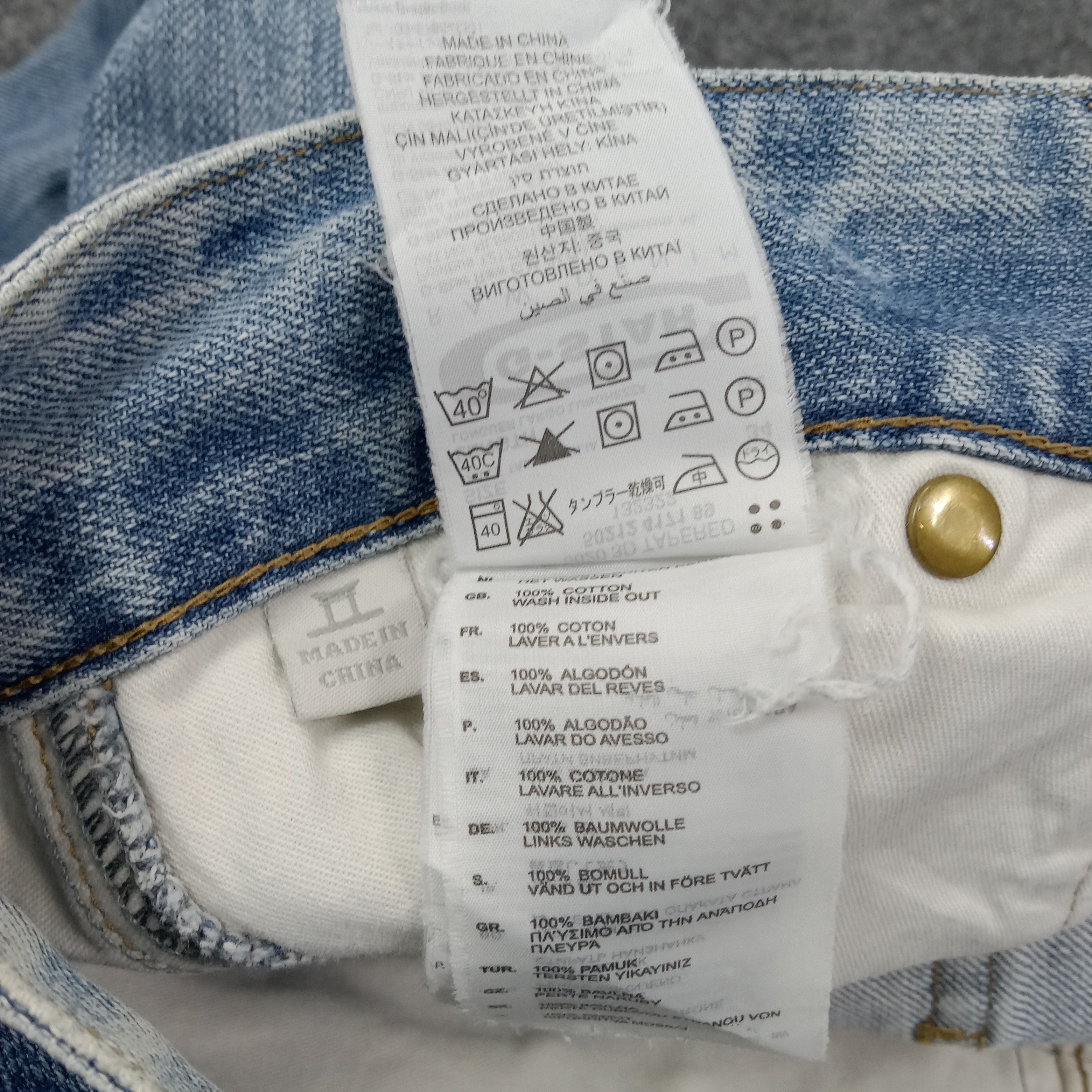 G-Star G-Star Raw Japanese Brand Bikers Style Denim Jeans C244N21 Size US 34 / EU 50 - 17 Thumbnail