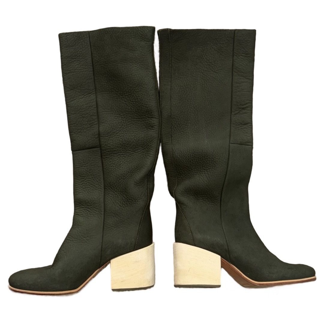 Rachel Comey Rachel Comey Fisk Boots in Green Nubuck Size US 6.5 / IT 36.5 - 2 Thumbnail
