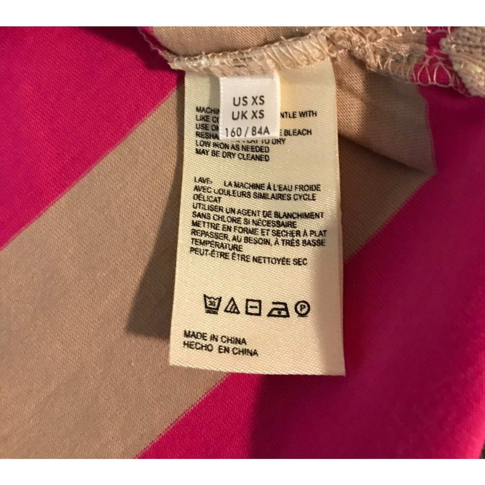 Anthropologie Anthropologie Maeve Porter Striped Sleeveless Pink Tan Polo Size XS / US 0-2 / IT 36-38 - 7 Thumbnail