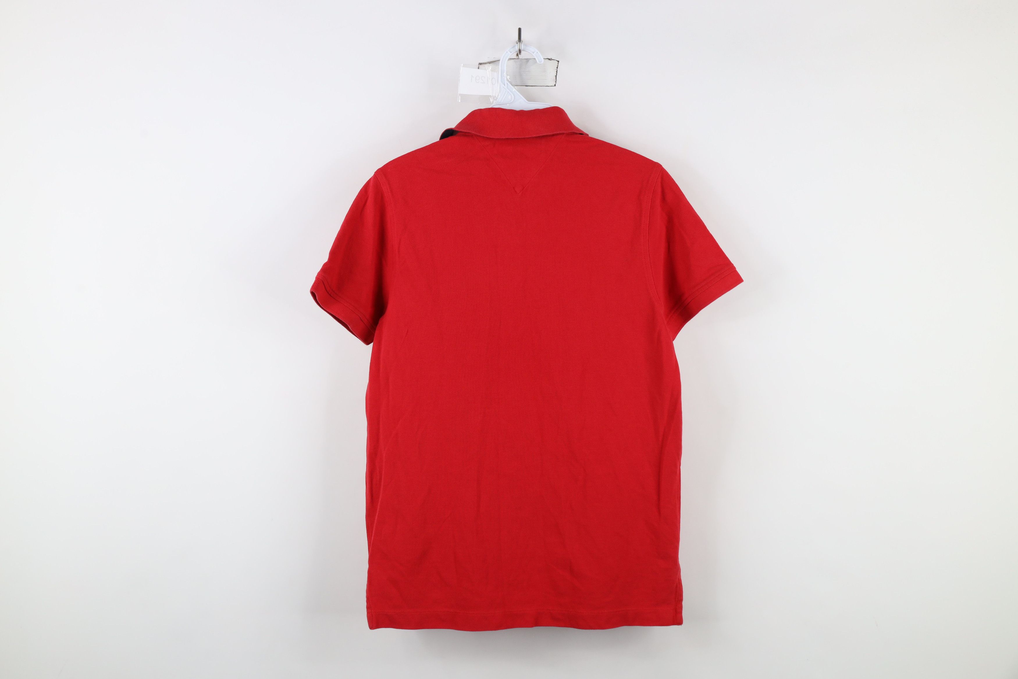 Tommy Hilfiger × Vintage Vintage Tommy Hilfiger Spell Out Patch Logo Collared Polo Size US S / EU 44-46 / 1 - 12 Thumbnail