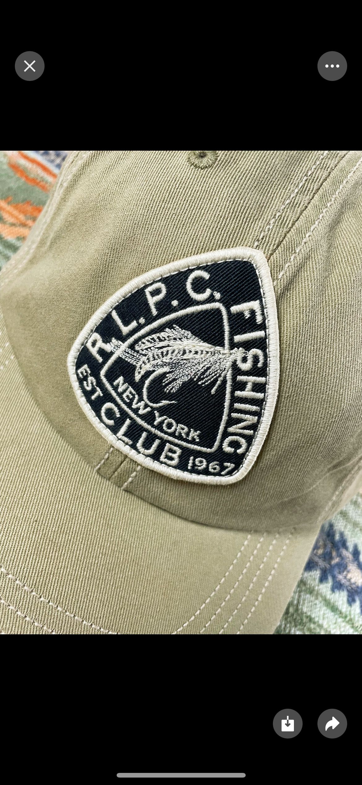 Polo Ralph Lauren Polo Ralph Lauren Fishing Club Leather Baseball Hat Cap Size ONE SIZE - 2 Thumbnail