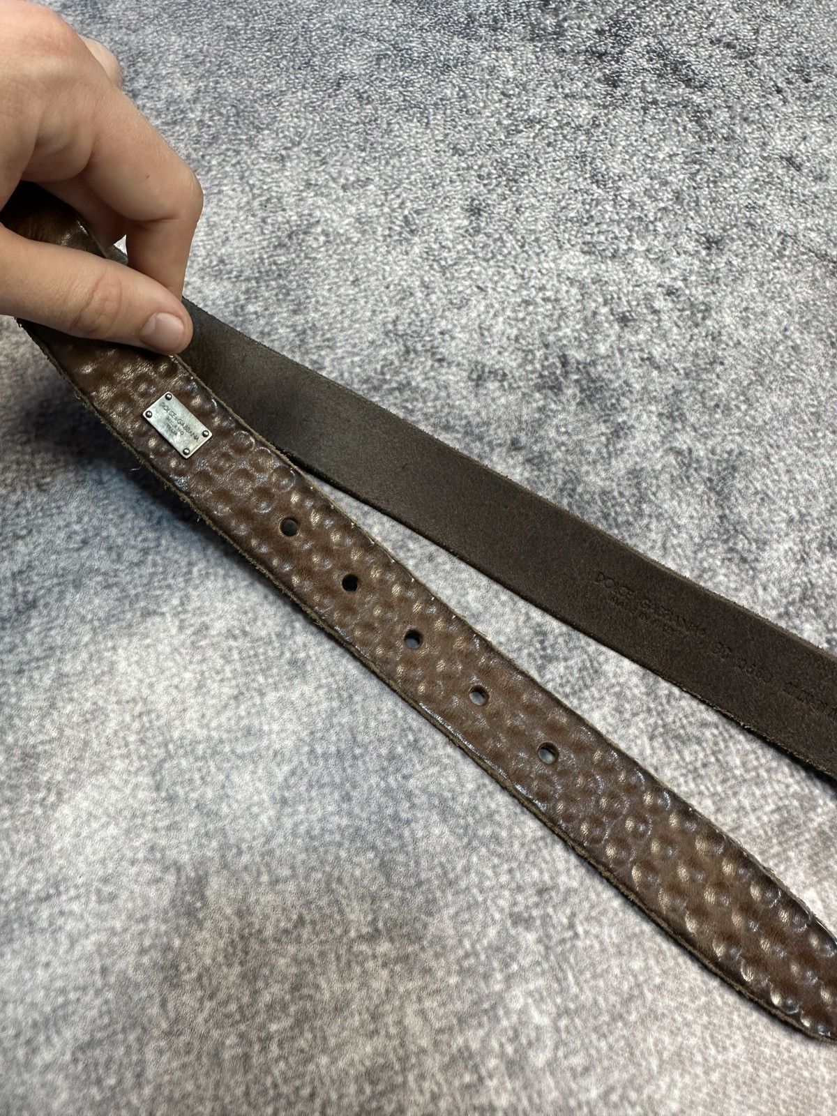 Dolce & Gabbana Y2K Dolce&Gabbana Leather Belts Streetwear Rare Opium USA Size ONE SIZE - 4 Thumbnail