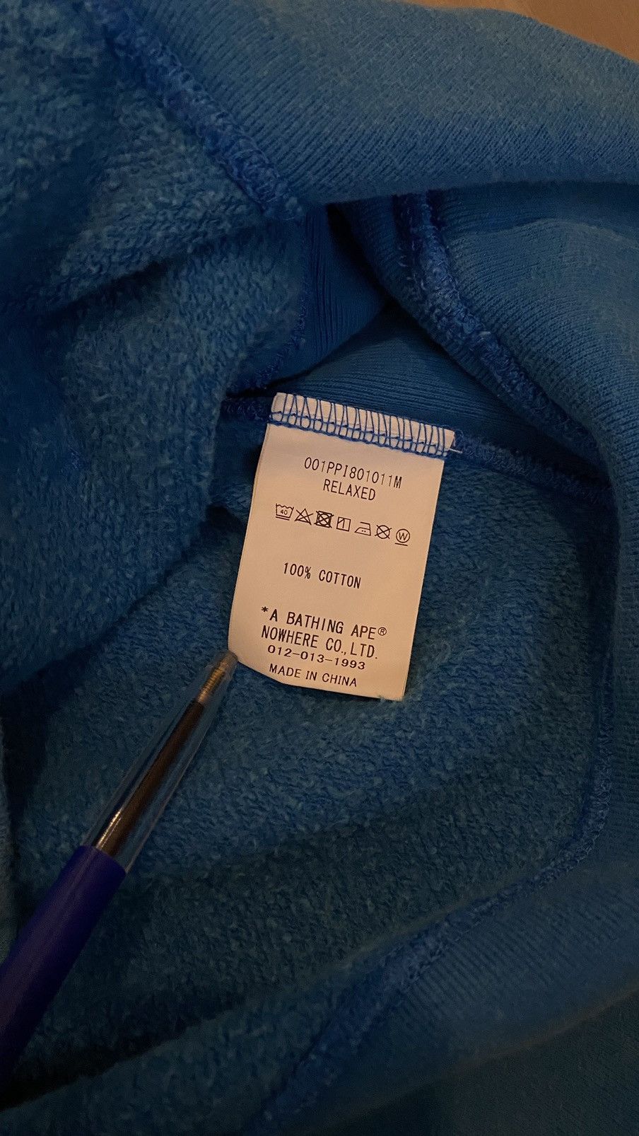 Bape Bape Washed Relaxed Fit Hoodie Size US L / EU 52-54 / 3 - 5 Thumbnail