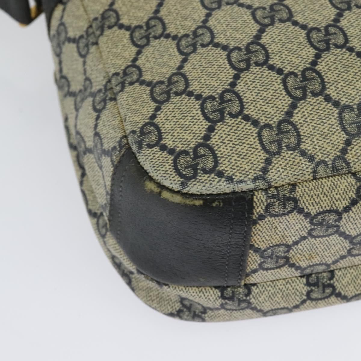 Gucci GUCCI GG Supreme Shoulder Bag Pvc Navy Gold Size ONE SIZE - 12 Thumbnail