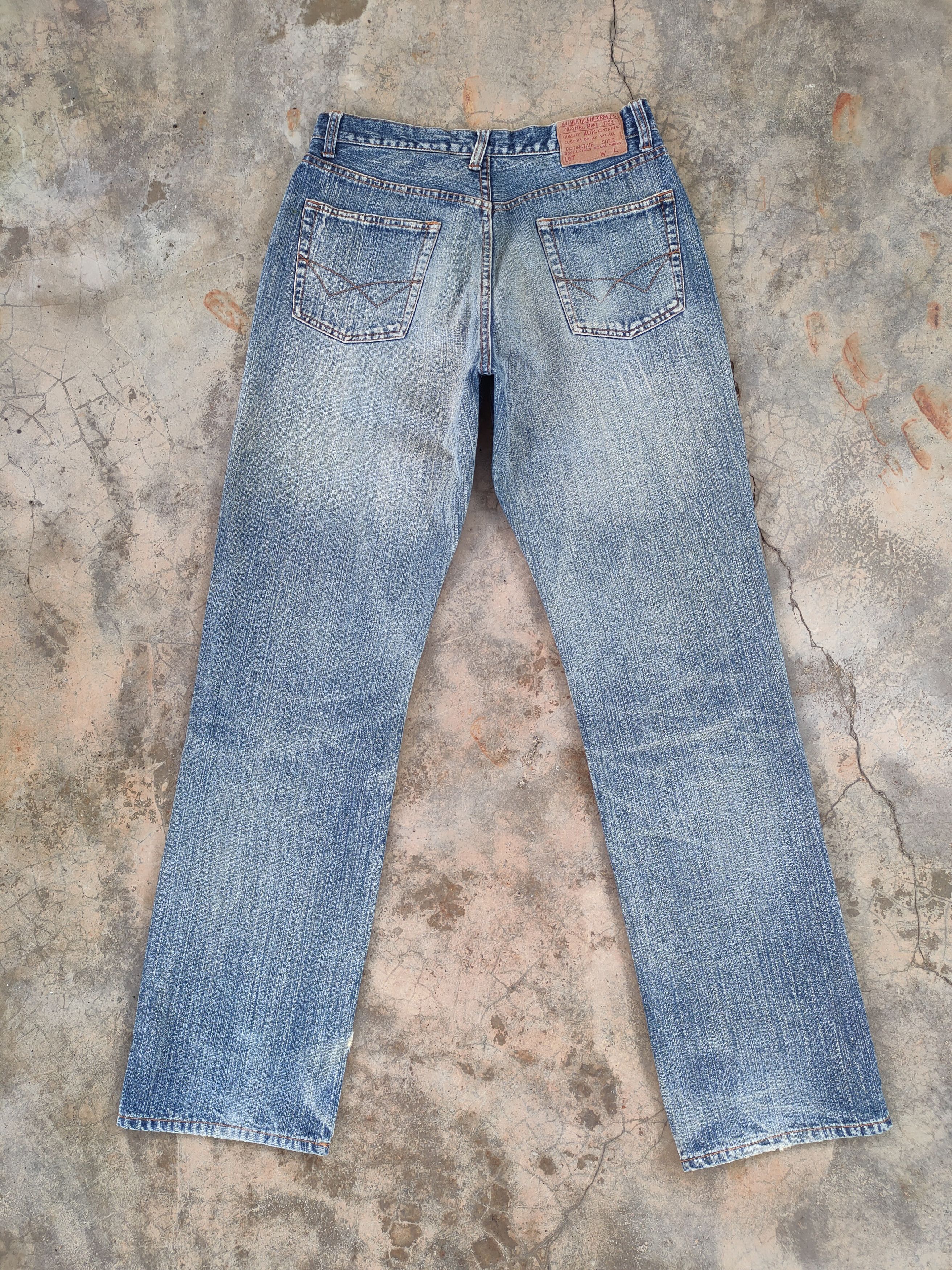 Japanese Brand W30×33 VINTAGE JAPANESE DISTRESSED FADED JEANS DENIM PANTS Size US 30 / EU 46 - 7 Thumbnail