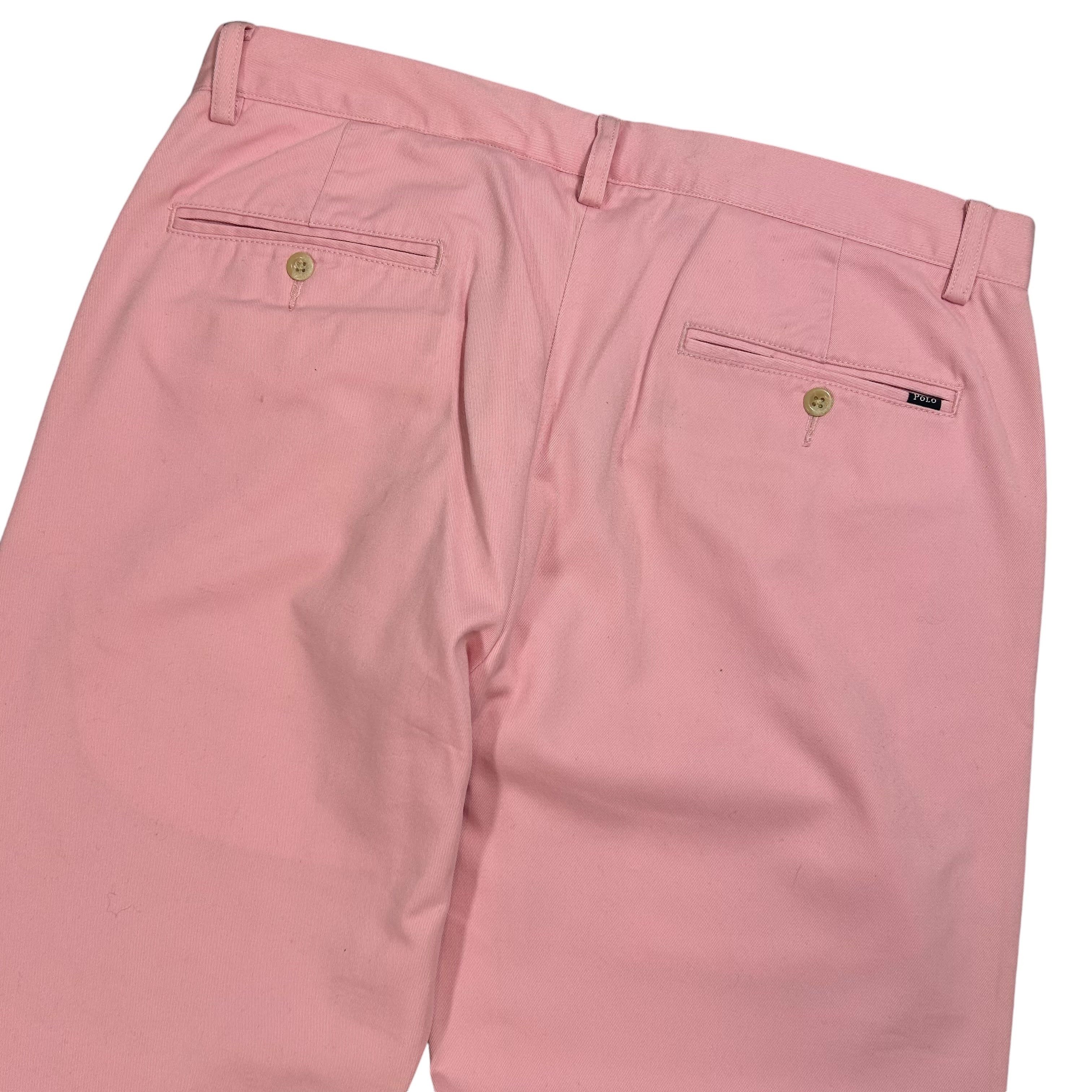 Polo Ralph Lauren Polo Ralph Lauren Pink Regular Straight Pants W33L30 Size US 33 - 5 Thumbnail
