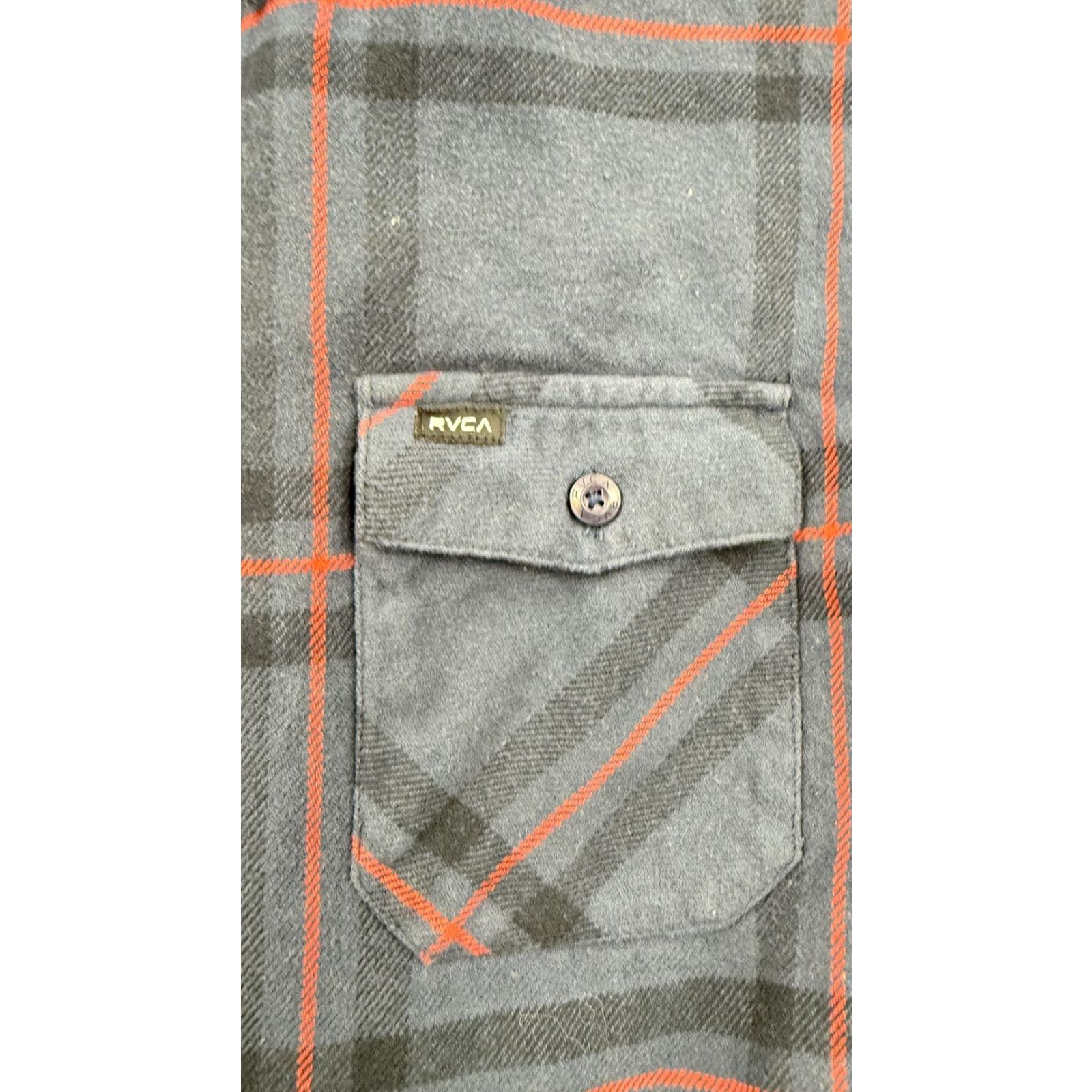 RVCA VINTAGE RVCA Jacket Mens M Blue Plaid Quilted Flannel Tropical Lined Warm FENRYVI Size US M / EU 48-50 / 2 - 4 Thumbnail
