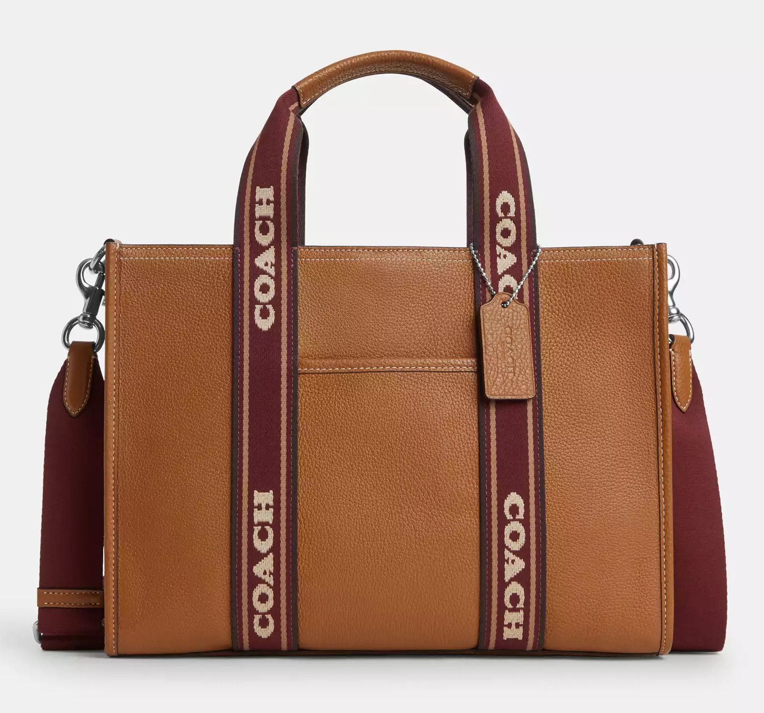 image of NWT Coach Smith Tote Cm067 in Silver, Women's