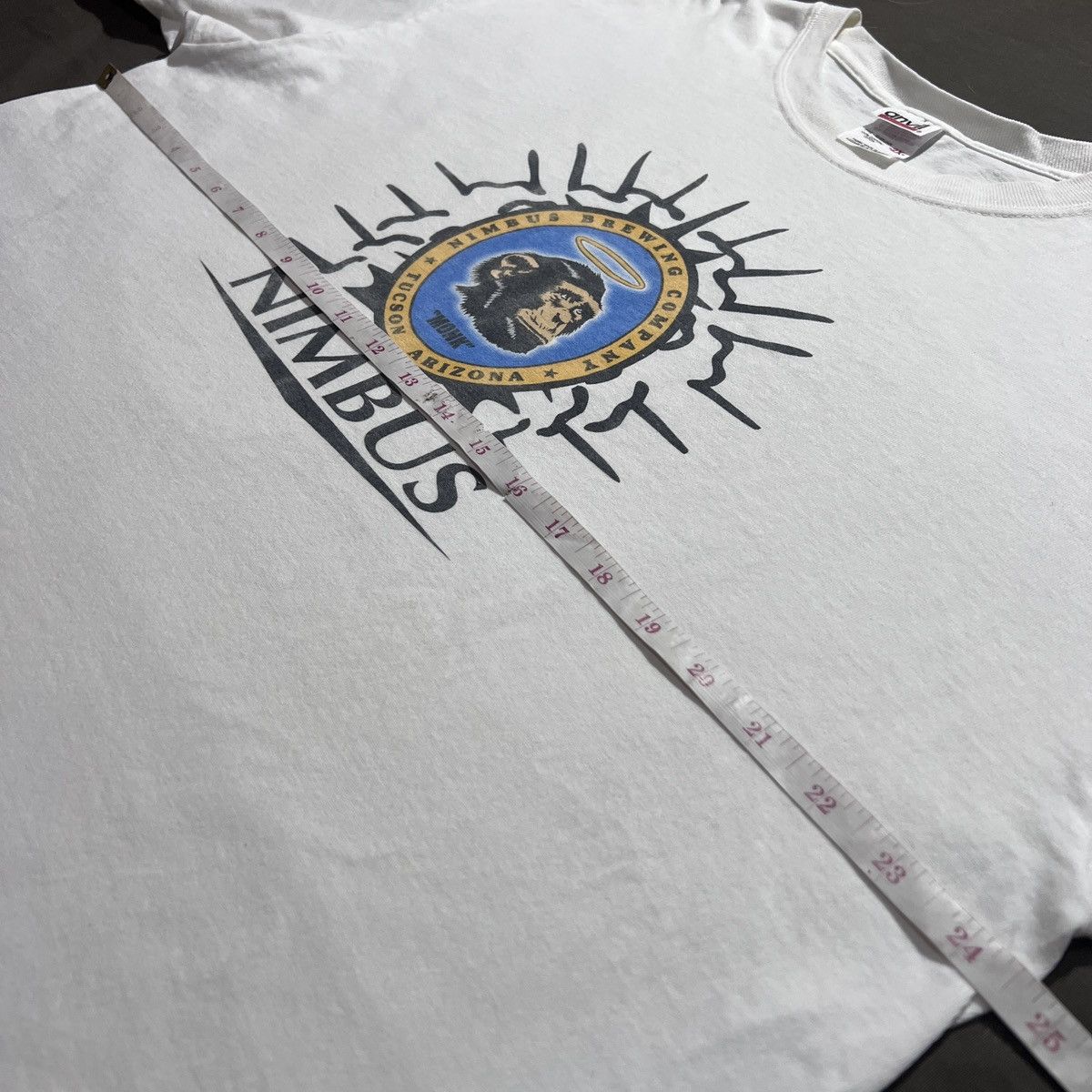 Vintage Y2K Nimbus beer Promo Tee 2XL Monkey graphic streetwear Size US XXL / EU 58 / 5 - 8 Thumbnail