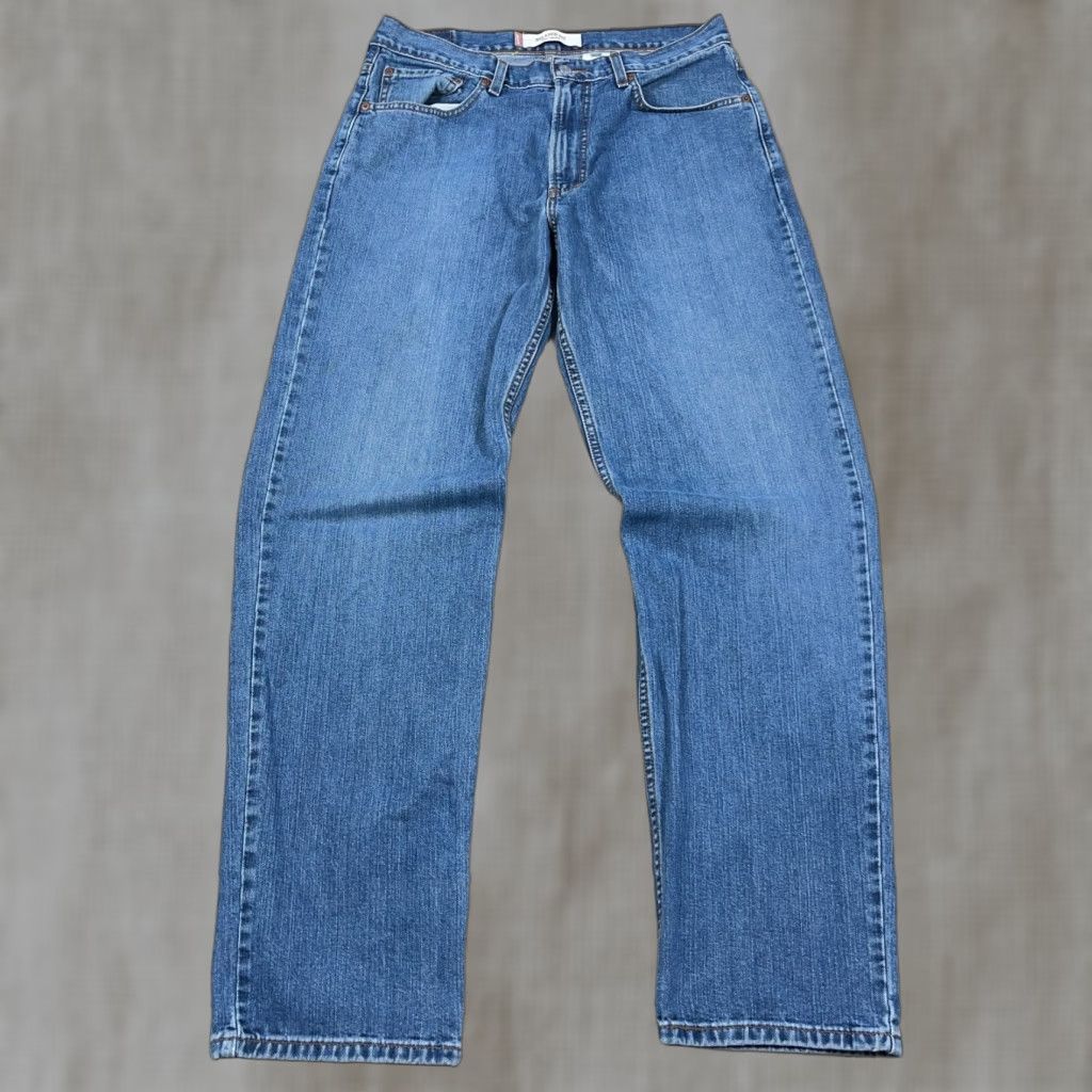 Levi's VINTAGE Levi's 550 Jeans Men 32x33 Relaxed Fit Straight Leg Med Wash 90s American Classic Levi's 500 Series Mens Jeans Size US 32 / EU 48 - 1 Thumbnail