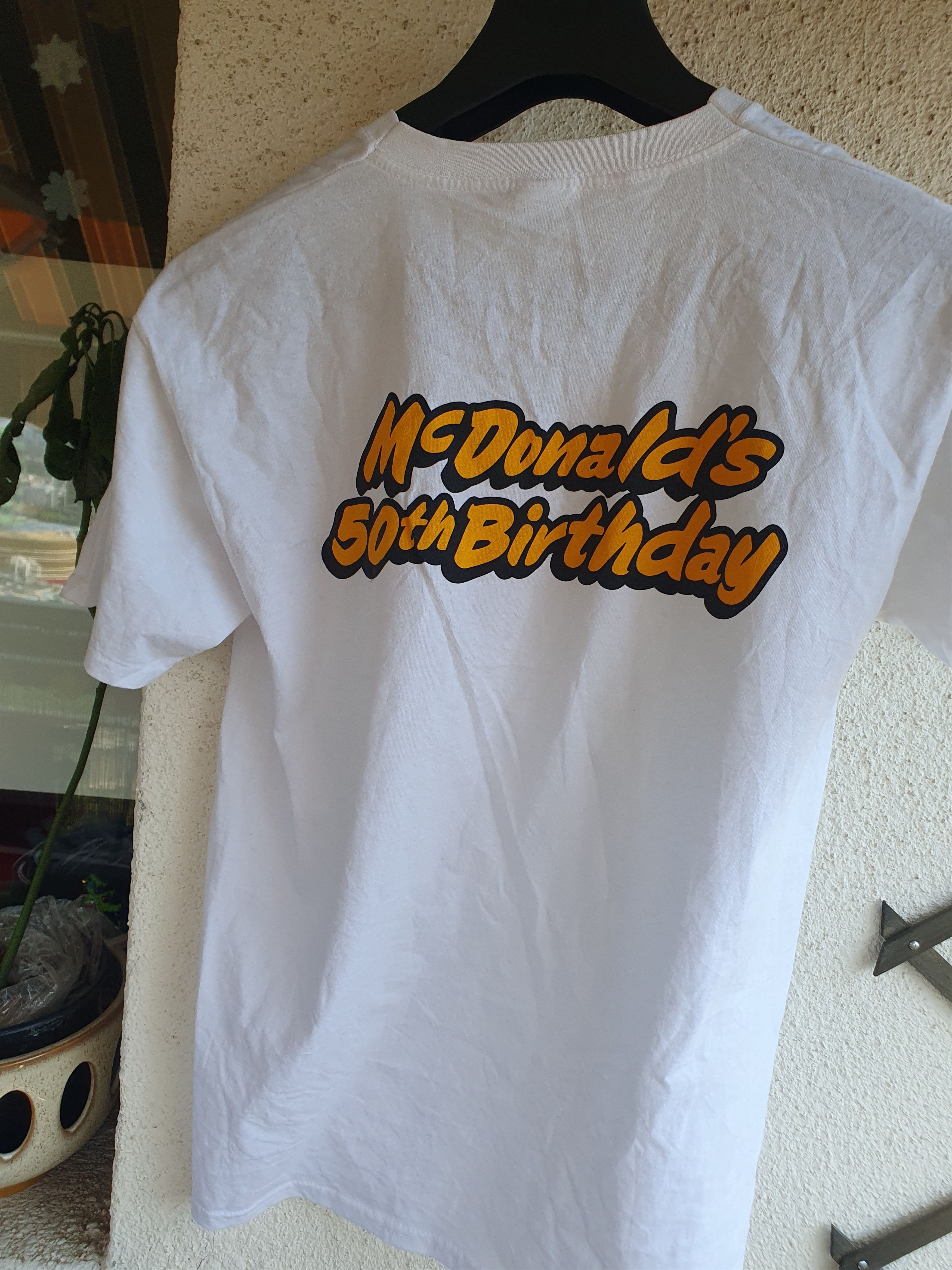 Fruit Of The Loom Mcdonalds 50th Birthday T-shirt sz M Size US M / EU 48-50 / 2 - 8 Thumbnail