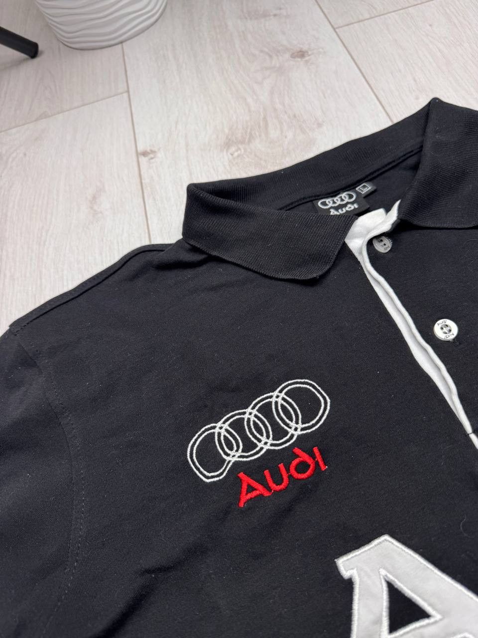 Audi Vintage Audi Big Logo Polo Faded Racing F1 Size US M / EU 48-50 / 2 - 4 Thumbnail