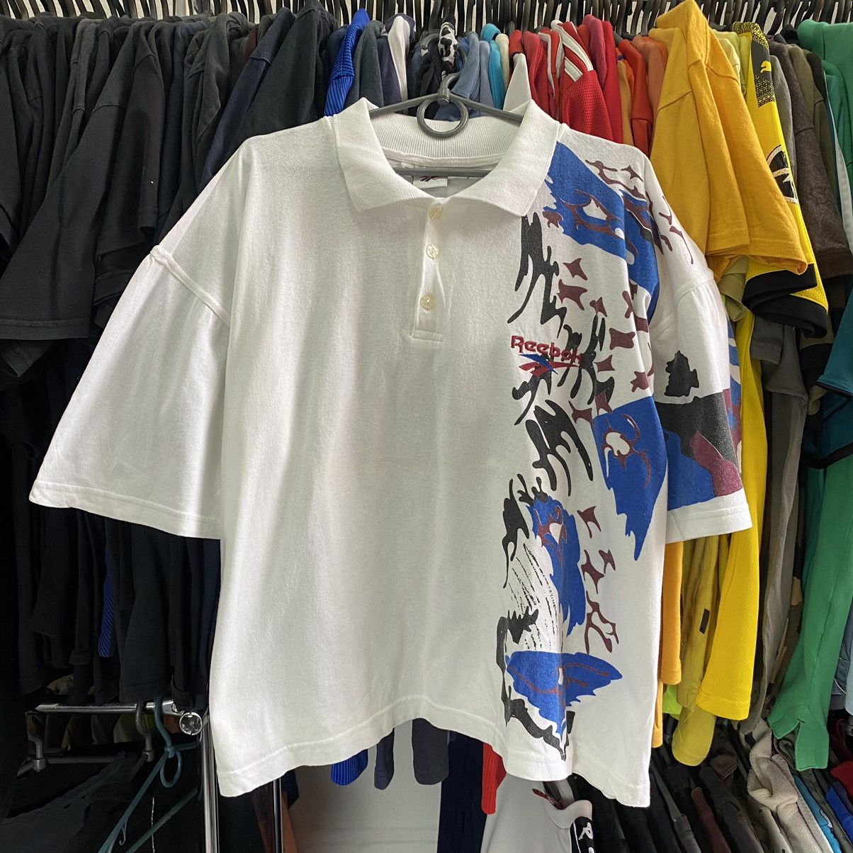 Reebok Vintage Reebok Graphic logo Streetwear y2k 90’s tee Size US XL / EU 56 / 4 - 1 Thumbnail