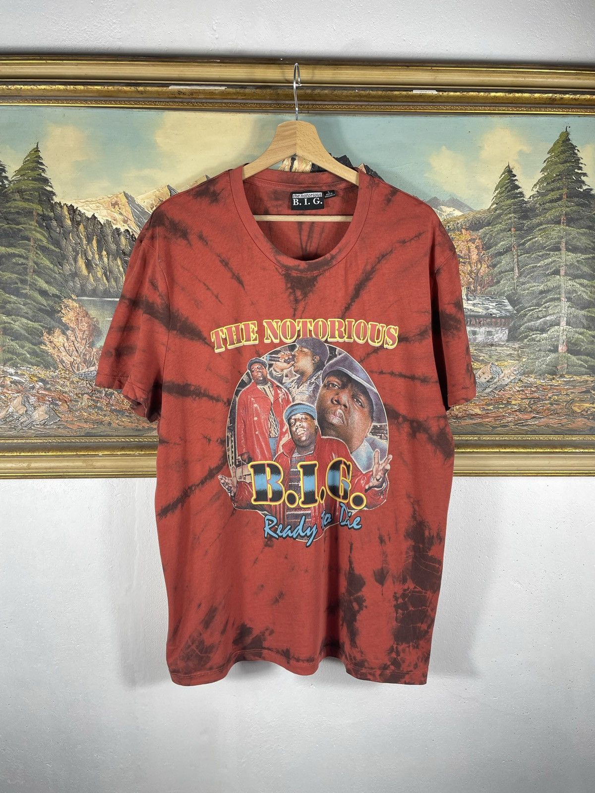 Rap Tees × Vintage Biggie The Notorious B.I.G. Baggy Loose T shirt Tee Rap Size US L / EU 52-54 / 3 - 1 Thumbnail
