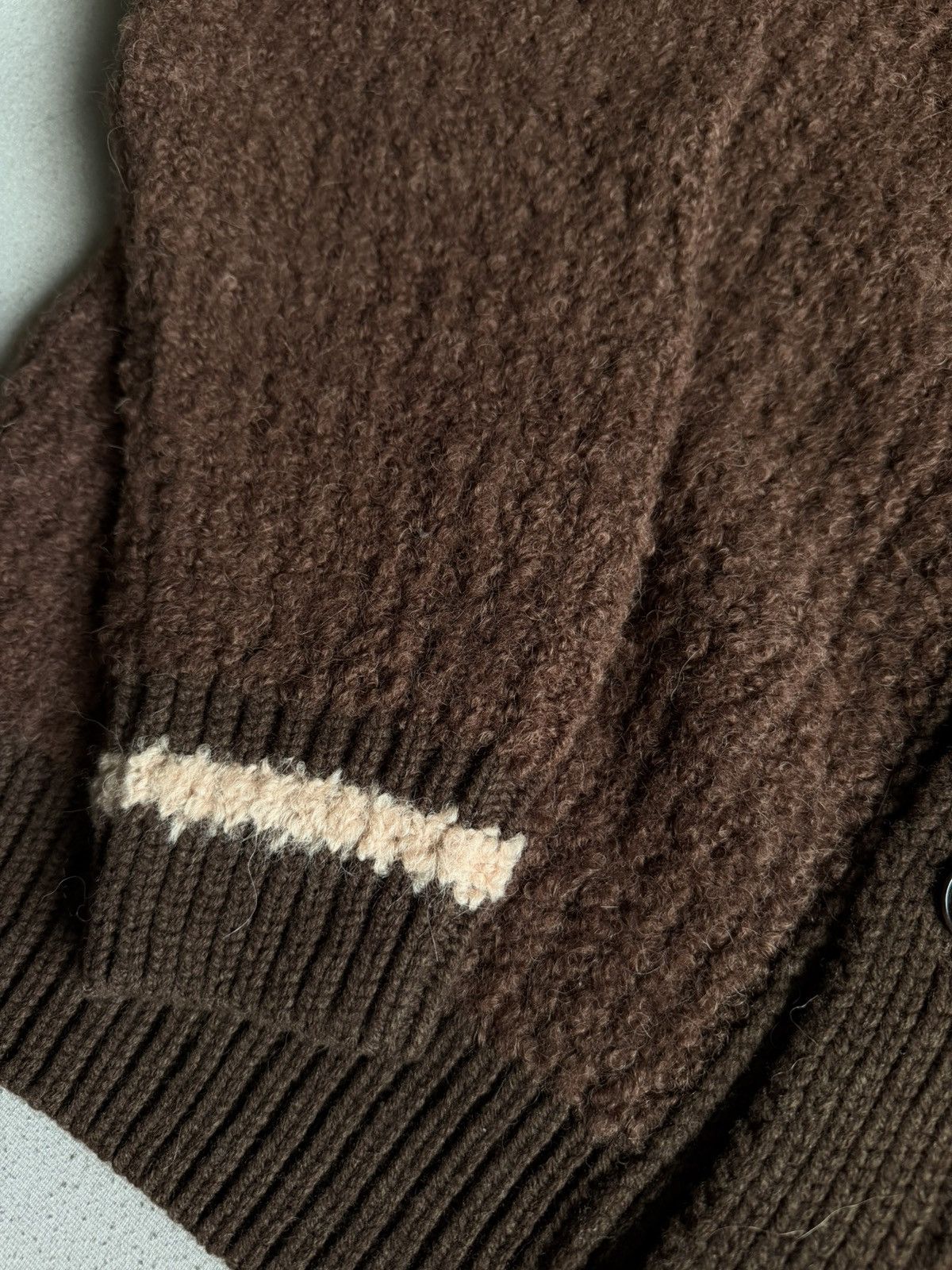 A Kind Of Guise Khuder Knit Cardigan - Burgundy Moose Boucle Size US L / EU 52-54 / 3 - 4 Thumbnail