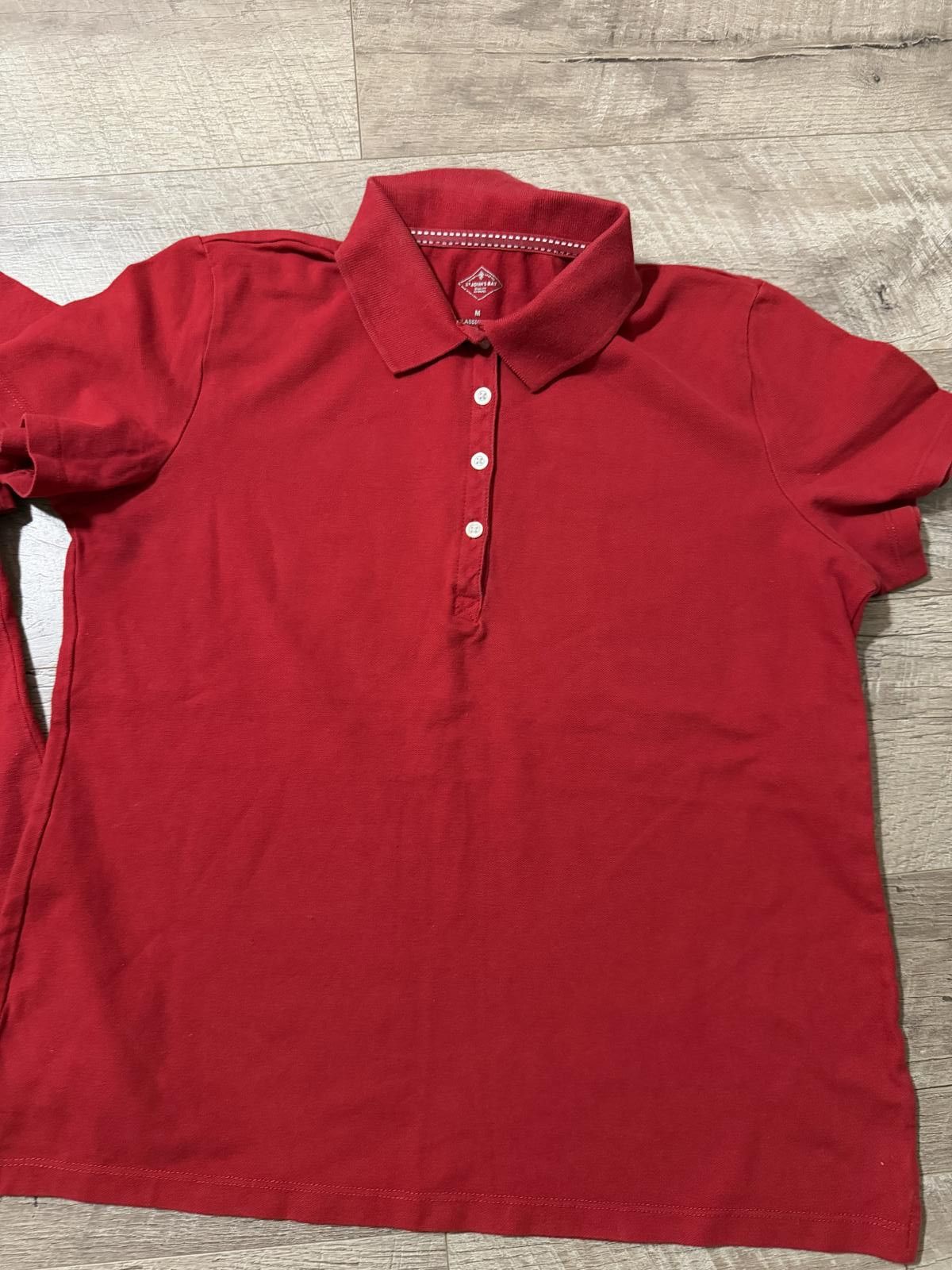 St. Johns Bay St. John's Bay Women's Short Sleeve Polo Shirts Size M / US 6-8 / IT 42-44 - 3 Thumbnail