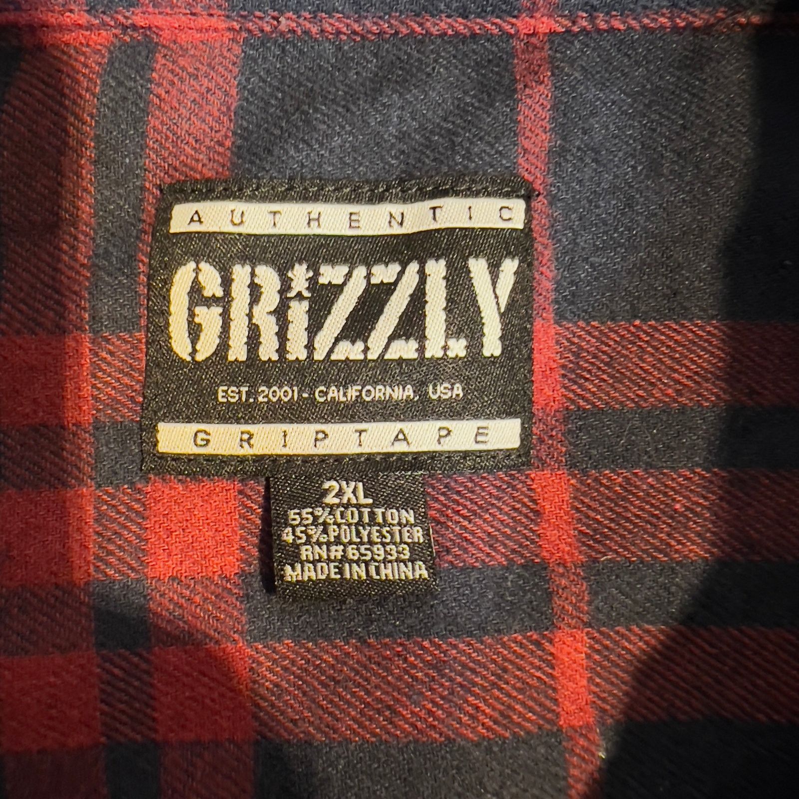 Dakota Grizzly Grizzly Flannel Button Shirt Mens 2XL Blue Heavy Duty Fabric Size US XXL / EU 58 / 5 - 2 Thumbnail