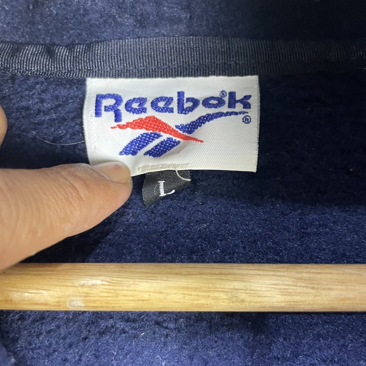 Reebok 💥Vintage Reebok Half Zipper Hoodie Pullover Jacket Size US L / EU 52-54 / 3 - 4 Thumbnail