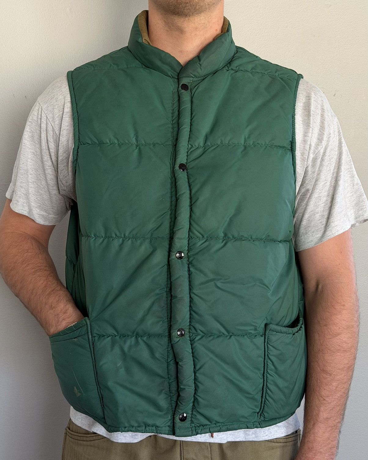 Vintage Vintage 80’s Puffer Vest Size US L / EU 52-54 / 3 - 1 Thumbnail