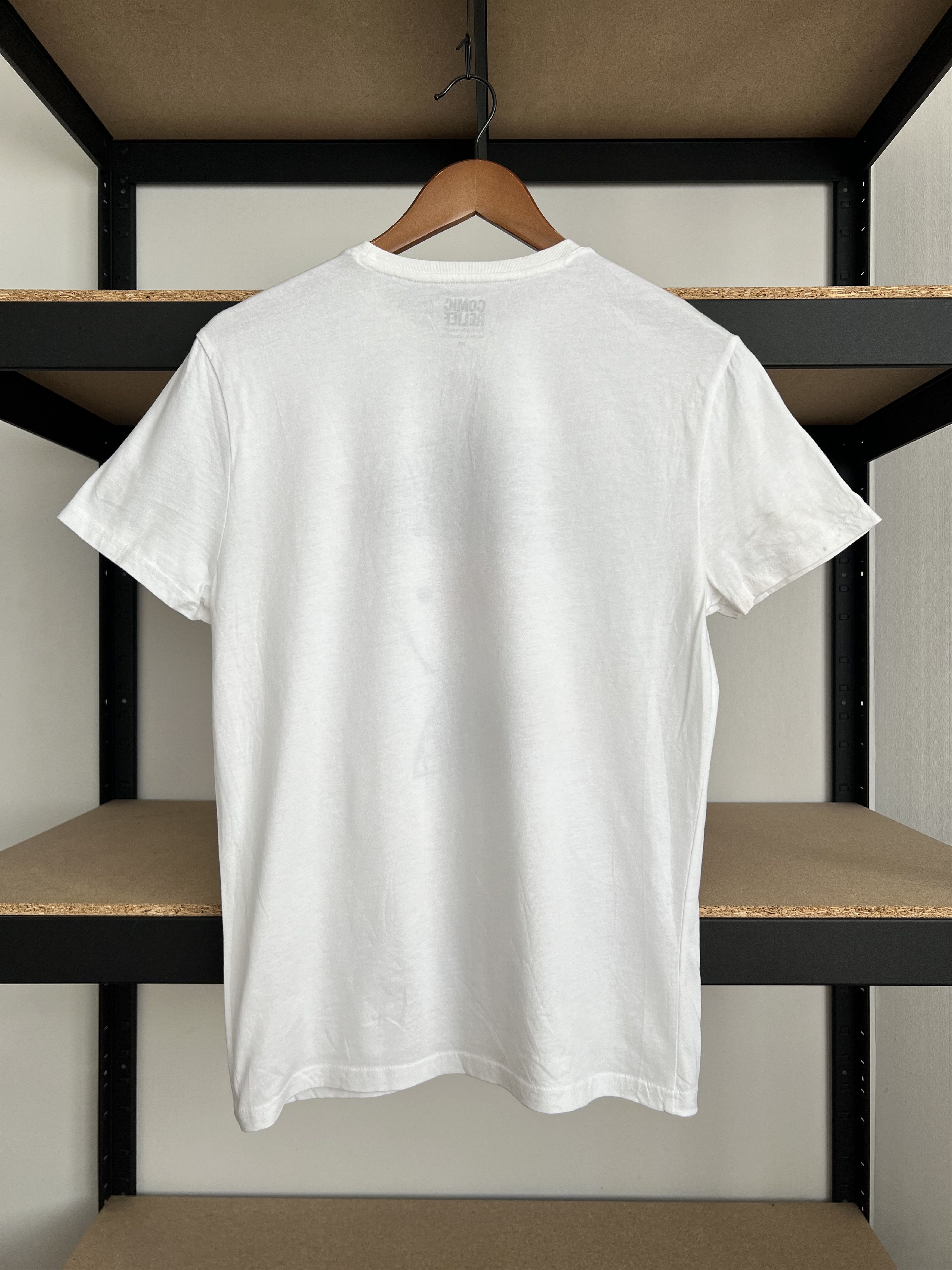 Arts & Science Comic Relief Jane Foste Art Design White T-shirt Size US XS / EU 42 / 0 - 2 Thumbnail