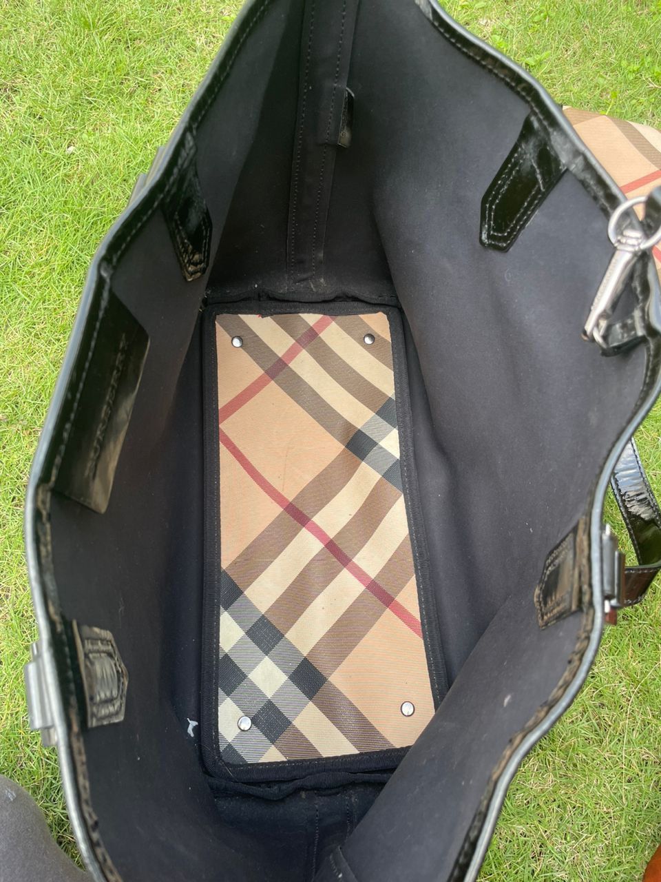 Burberry Authentic Burberry Nova Check Tote Shoulder Bag Size ONE SIZE - 14 Thumbnail