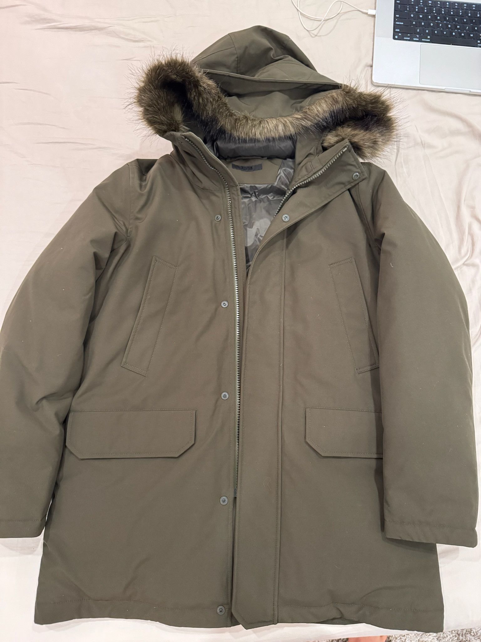 Uniqlo Uniqlo Ultra Warm Hybrid Down Coat Parka - Olive Green Size US M / EU 48-50 / 2 - 2 Thumbnail