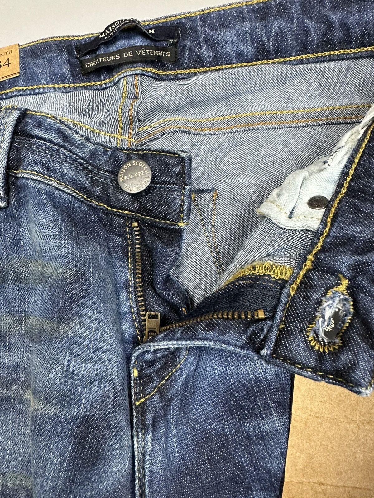 Jean × Scotch & Soda Blue faded slim fit jean Scotch&soda Size 30" / US 8 / IT 44 - 7 Thumbnail
