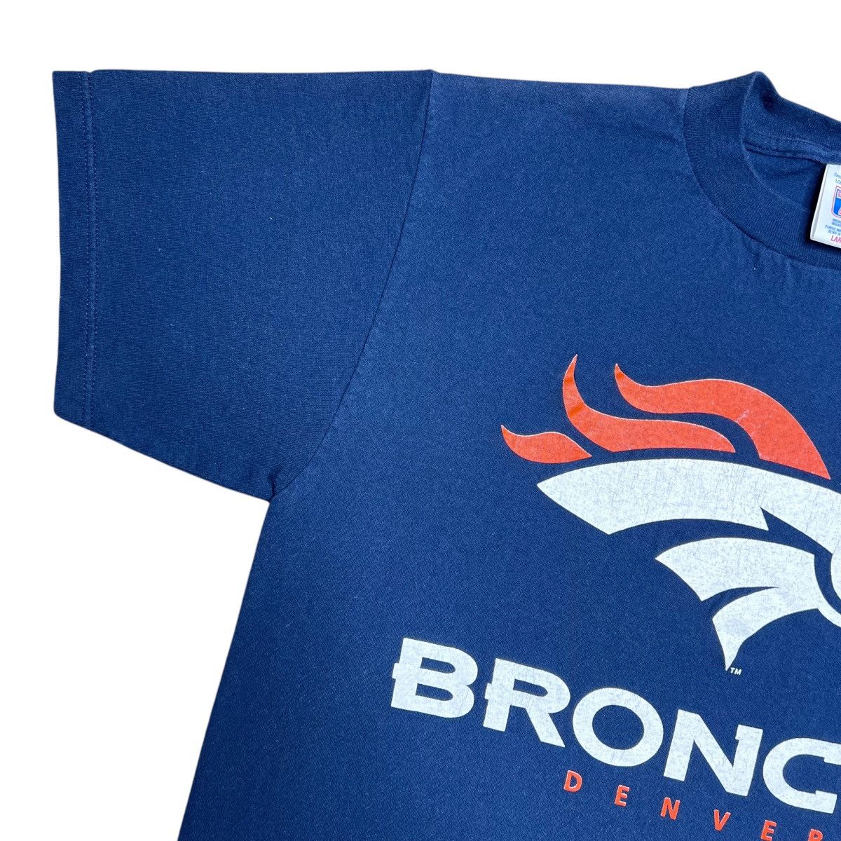 Logo 7 × NFL × Vintage Vintage 1996 NFL Denver Broncos Logo Mascot Logo 7 T-Shirt Size US L / EU 52-54 / 3 - 5 Thumbnail