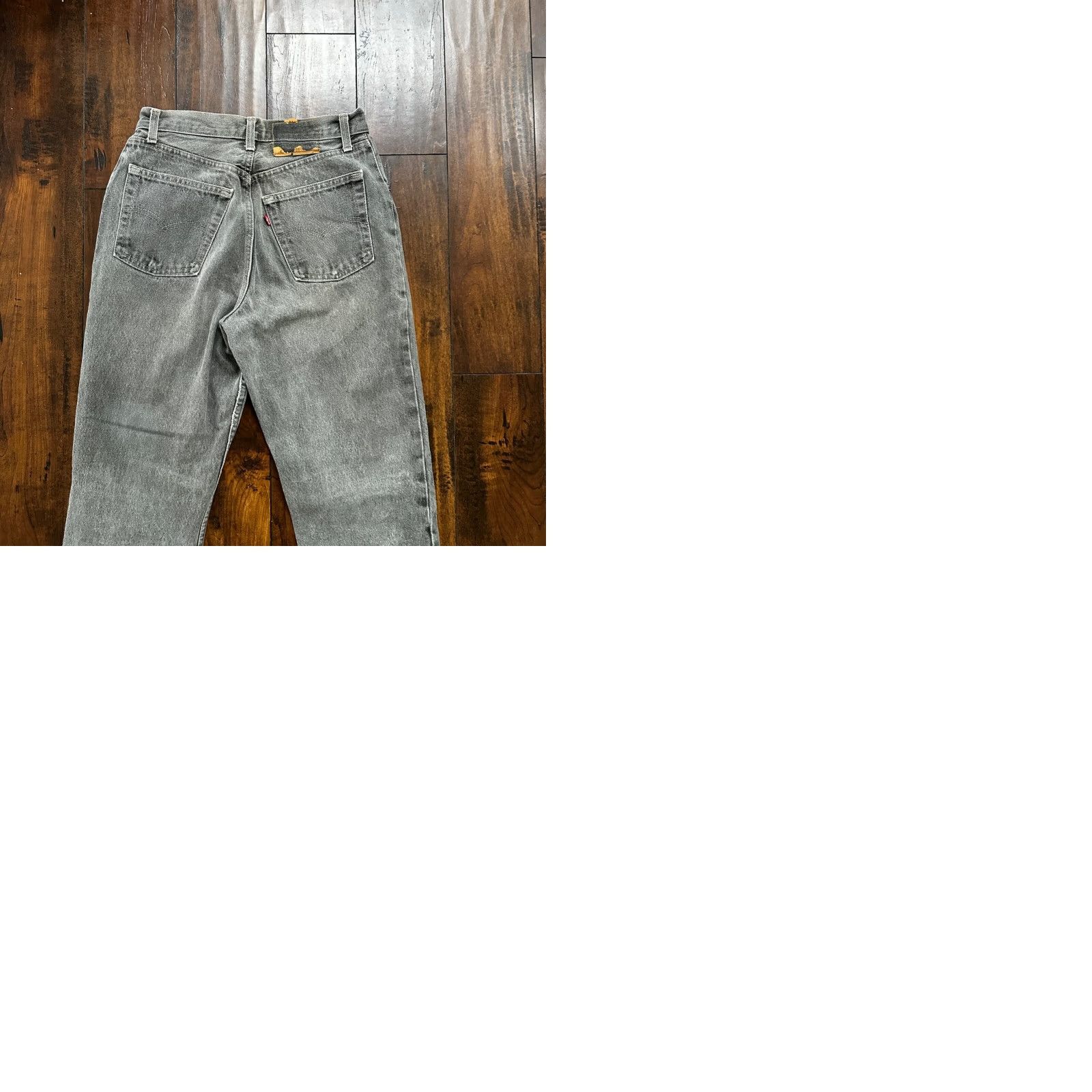 Levi's VTG Levi's 501 Jeans 27x30 Button Fly Grey Wash Straight Mens 90s Vintage USA Tag XX Act Faded Size US 27 - 10 Thumbnail