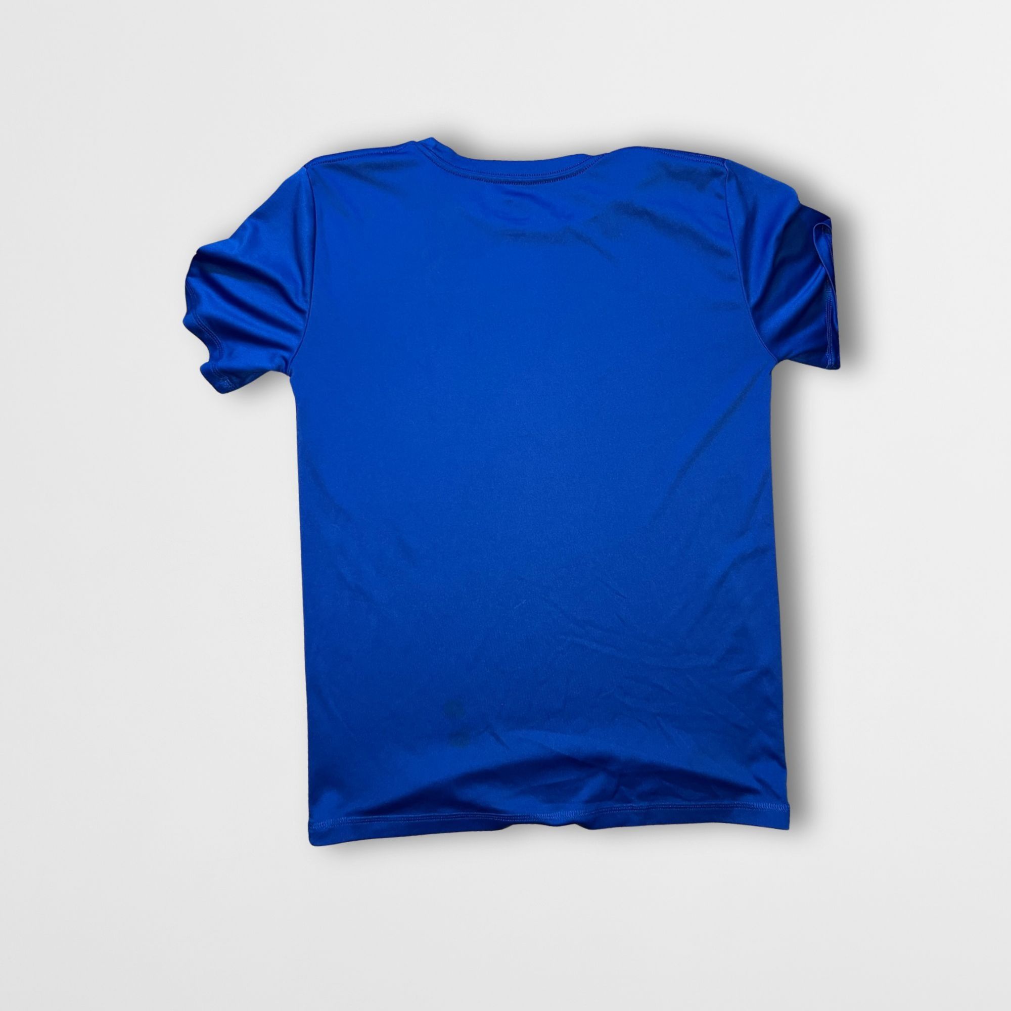 Adidas Adidas Youth Blue Graphic Logo T-Shirt Medium Polyester Comf Size US M / EU 48-50 / 2 - 3 Thumbnail