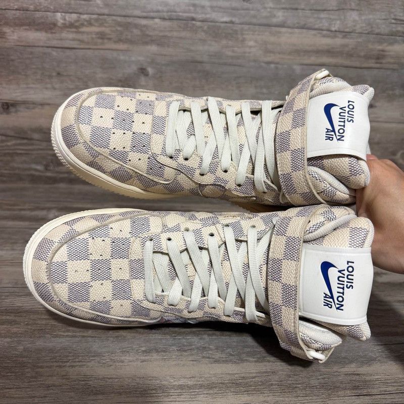 Louis Vuitton Nike x Louis Vuitton Stylish High-Top Sneakers -2505 Size US 9 / EU 42 - 6 Thumbnail