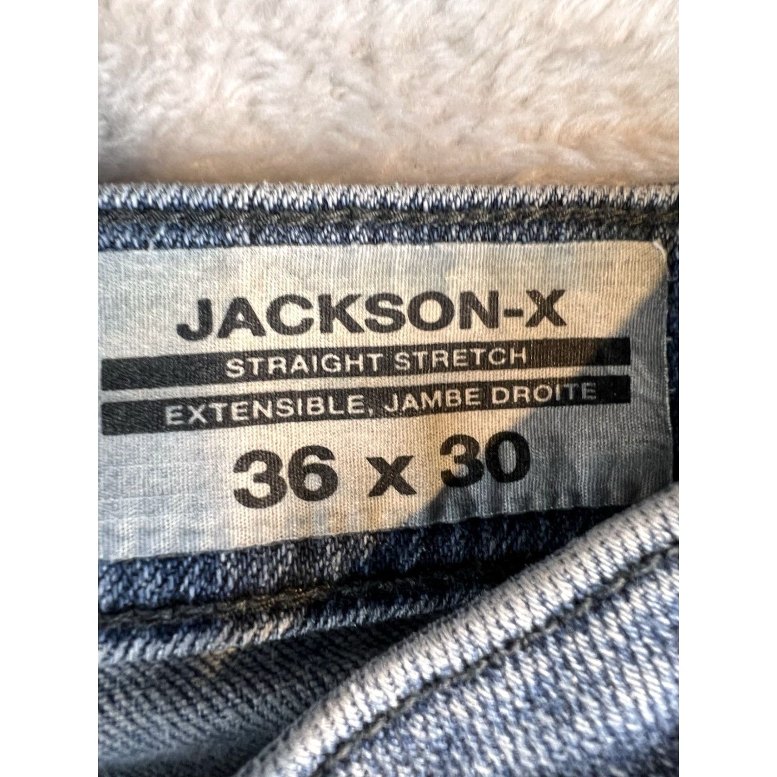 Buffalo David Bitton Buffalo David Bitton Jeans Mens 36x30 Fits 34x28 Jackson-X Distressed Straight Jeans Size US 36 / EU 52 - 6 Thumbnail