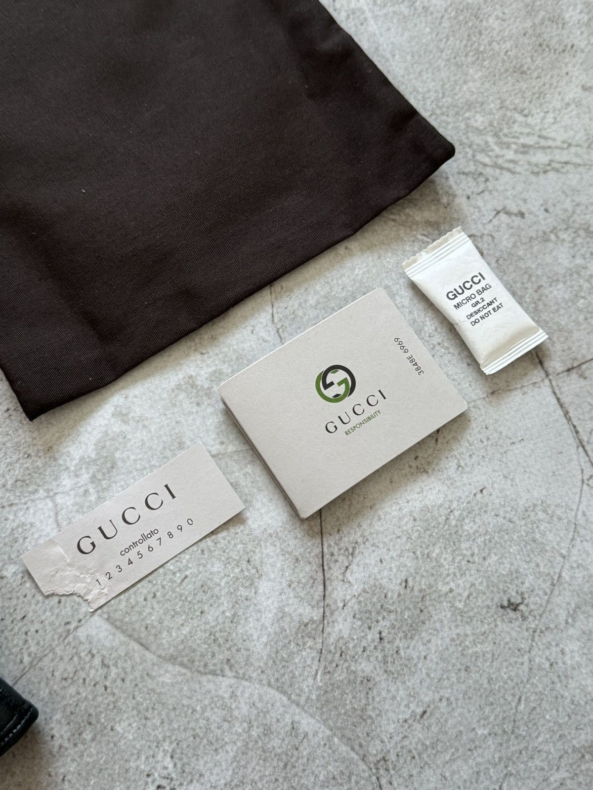 Gucci Gucci leather gloves with dust bag and box Size ONE SIZE - 4 Thumbnail