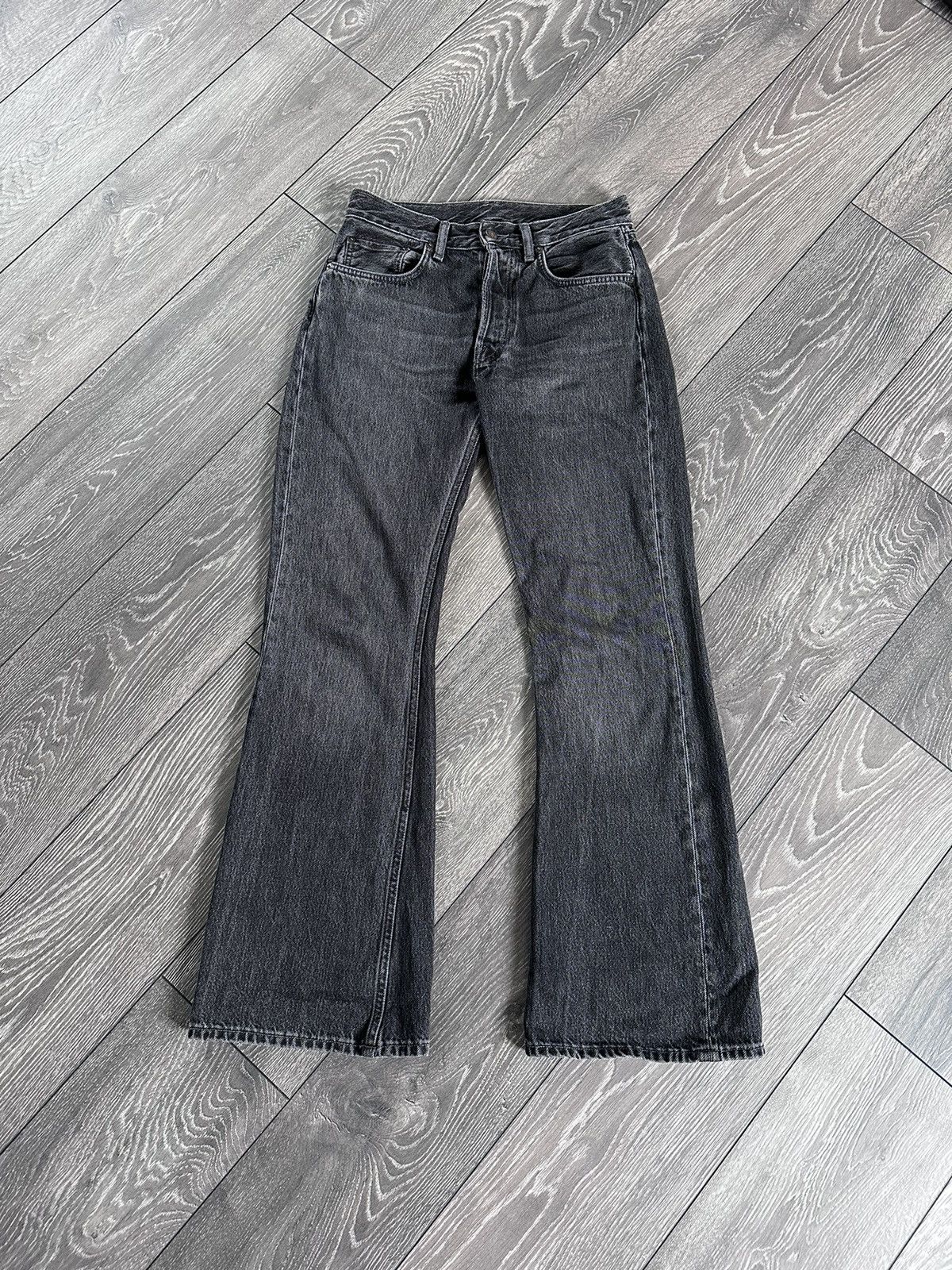 Acne Studios acne studios 1992m vintage black fw22 flared jeans | Grailed