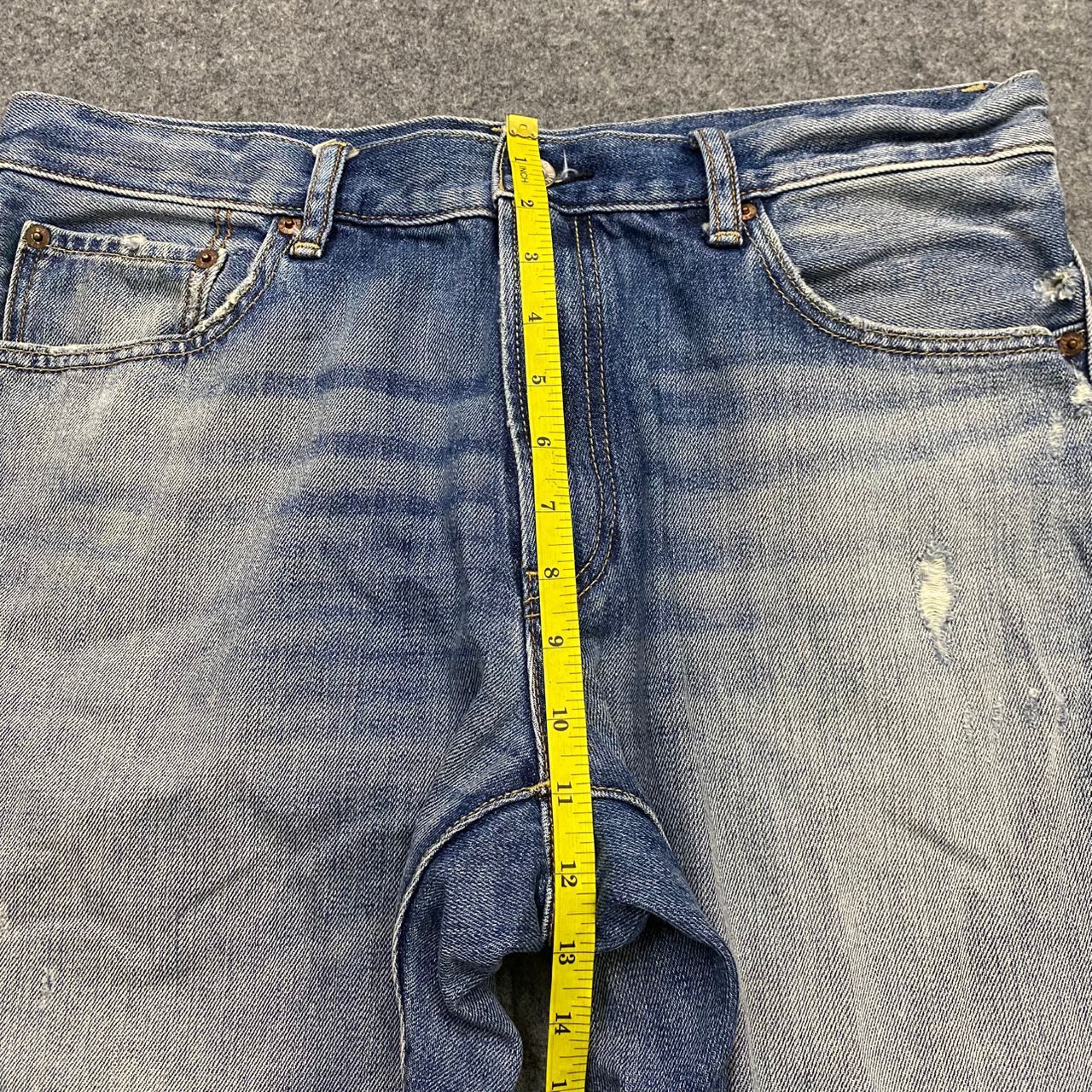 Uniqlo Vintage Uniqlo Jeans Distressed Denim Size US 36 / EU 52 - 4 Thumbnail