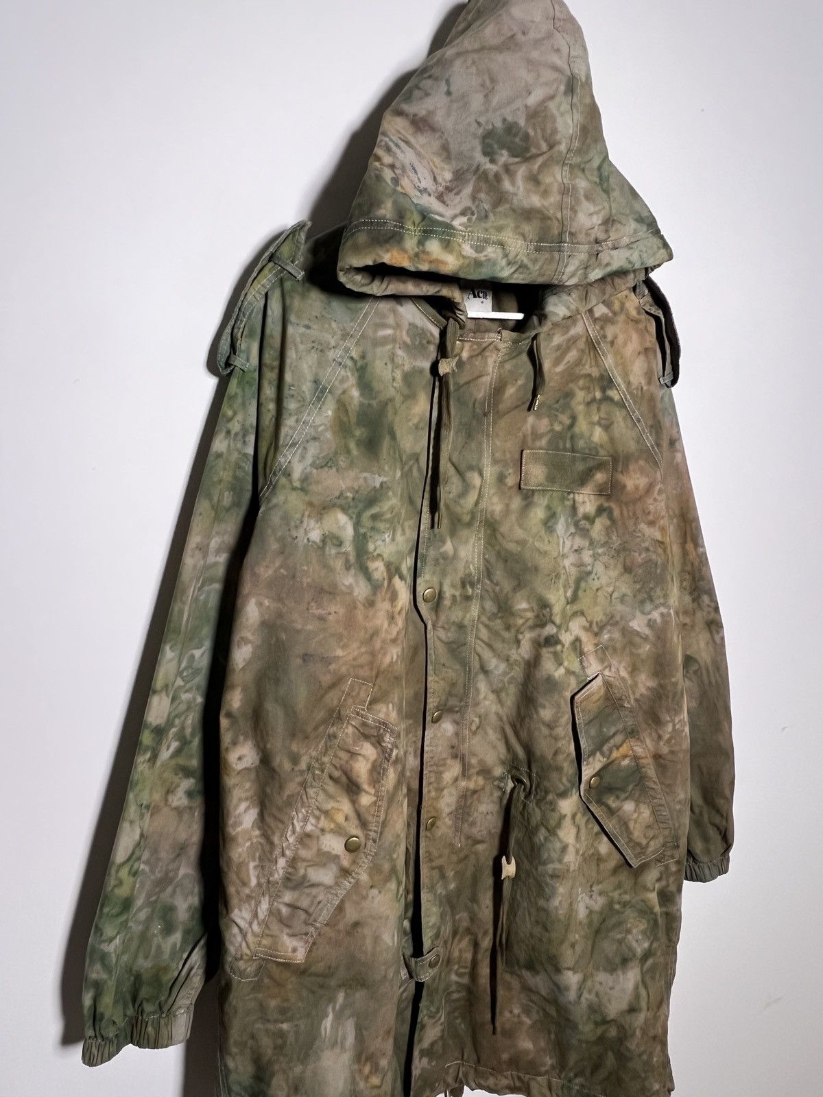 Acne Studios acne studios 2011 tie dye fishtail camo parka jacket Size US M / EU 48-50 / 2 - 10 Thumbnail