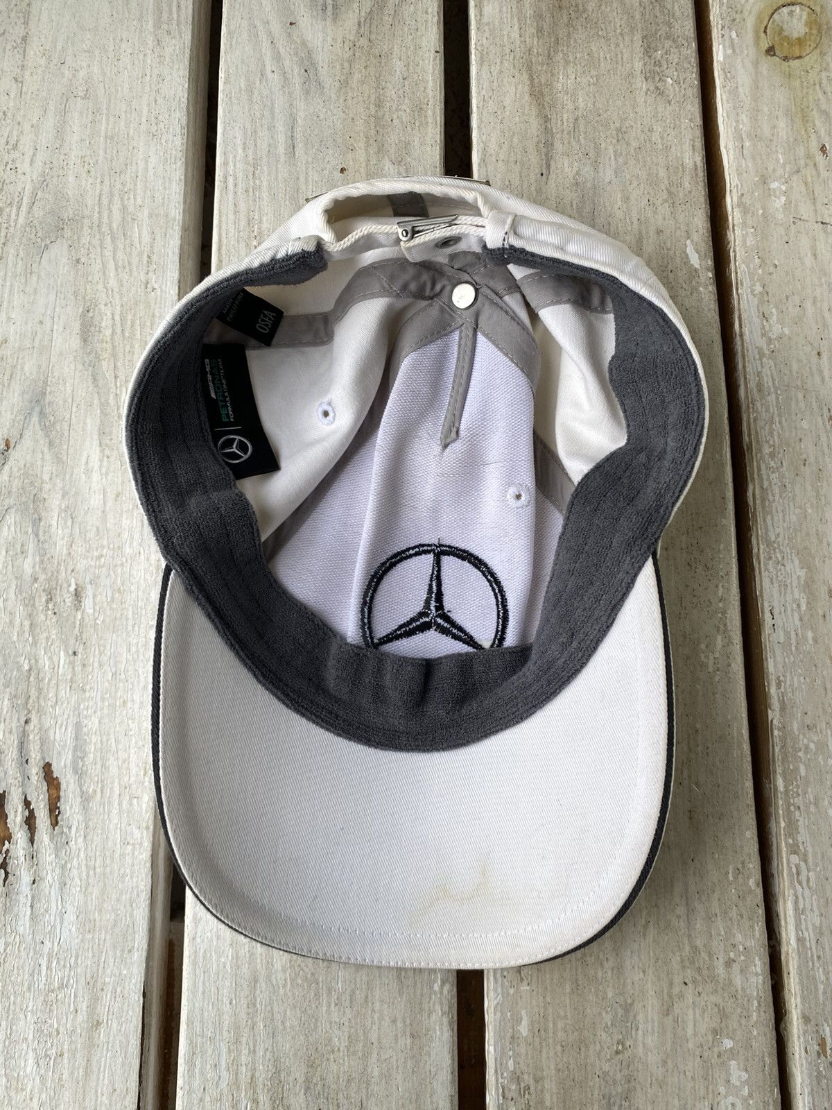 Mercedes-Benz × Vintage Vintage 00s Mercedes Benz Petronas AMG Racing F1 Cap Hat Size ONE SIZE - 9 Thumbnail