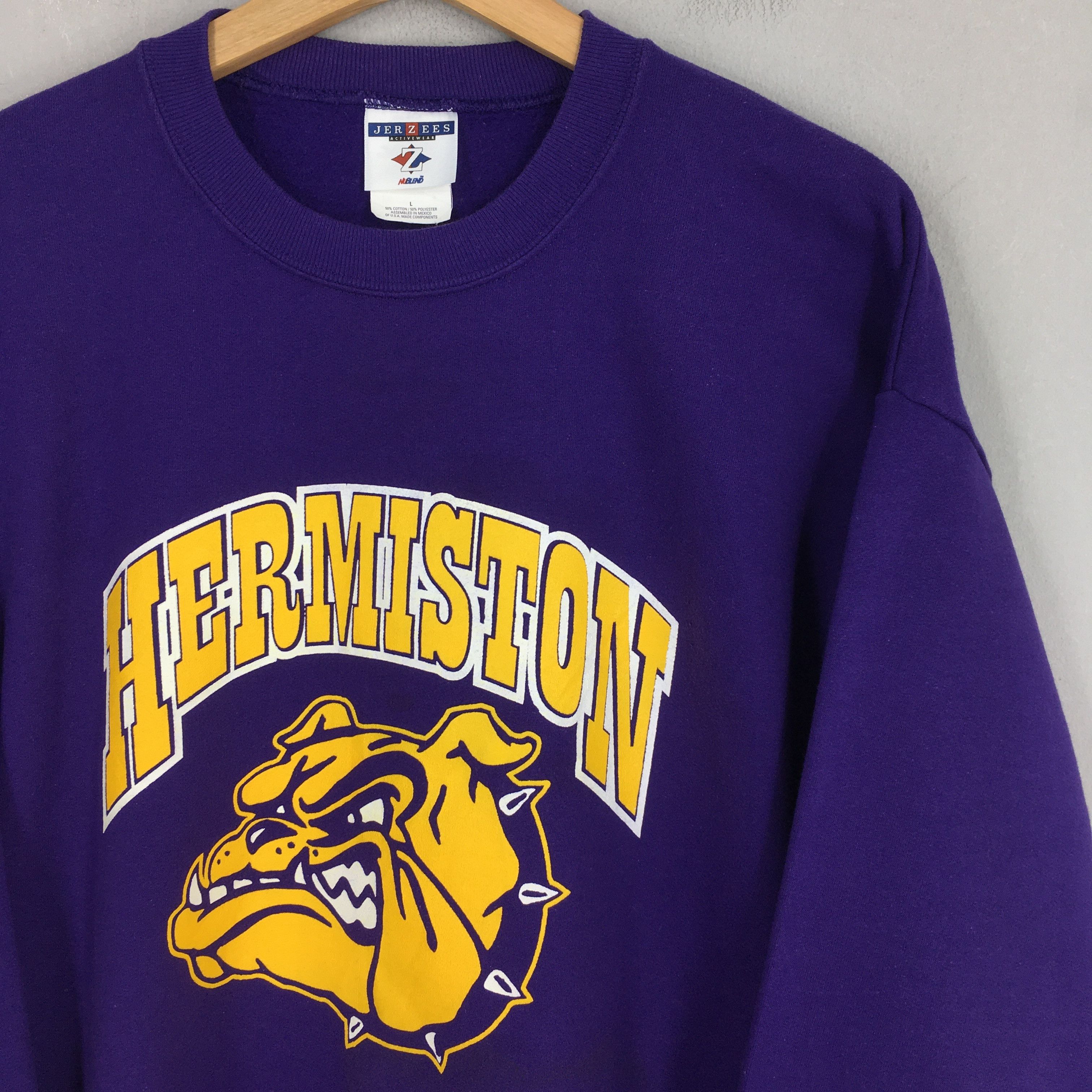 Other Vintage Hermiston High School Purple Sweatshirt Large Size US L / EU 52-54 / 3 - 2 Thumbnail