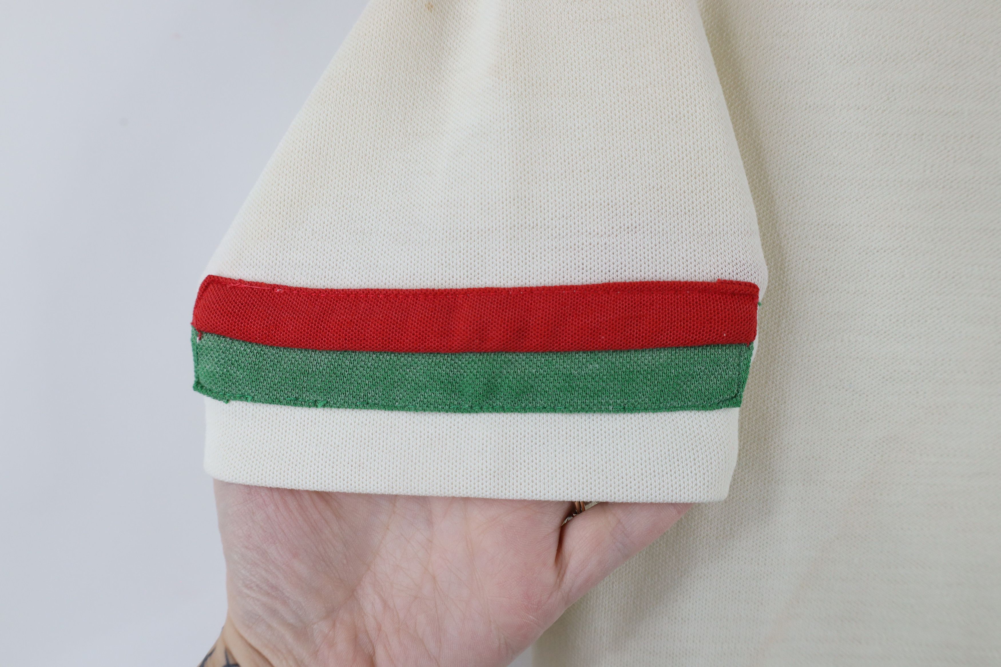 Fred Perry × Vintage Vintage 60s Fred Perry Striped Knit Collared Tennis Polo Size US S / EU 44-46 / 1 - 6 Thumbnail