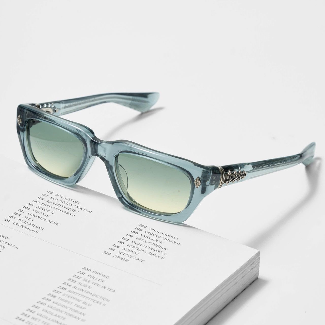 Chrome Hearts CHROME HEARTS IDAWANNA SLATED SUNGLASSES Size ONE SIZE - 2 Thumbnail