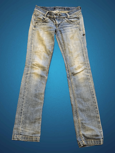 Miss Sixty Vintage Miss Sixty Faded Denim Jeans Y2K Size 26 Size 26" / US 2 / IT 38 - 1 Thumbnail