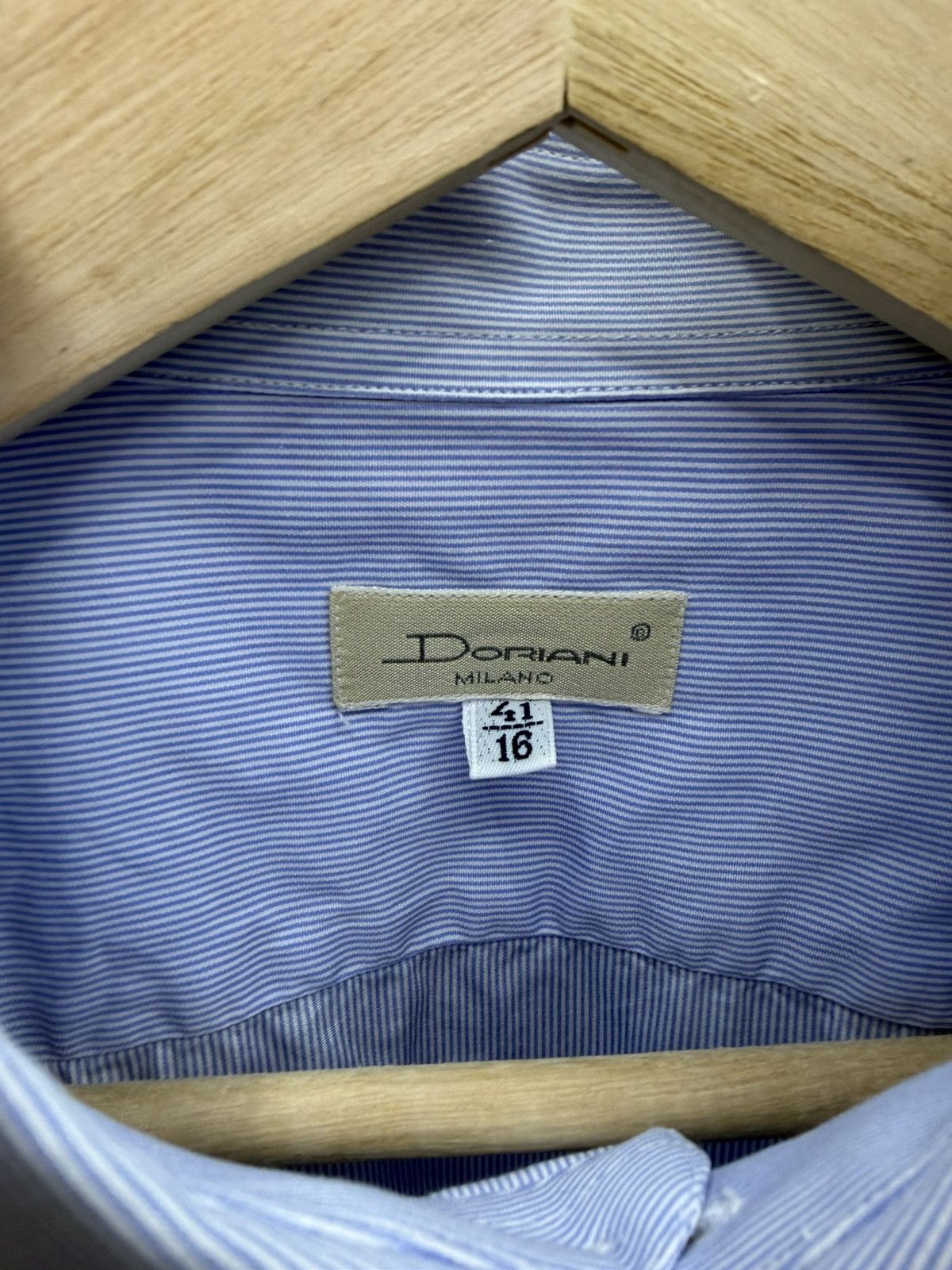 Doriani Doriani Milano Dress Shirt Light Blue Size 41 16 Size US L / EU 52-54 / 3 - 6 Thumbnail