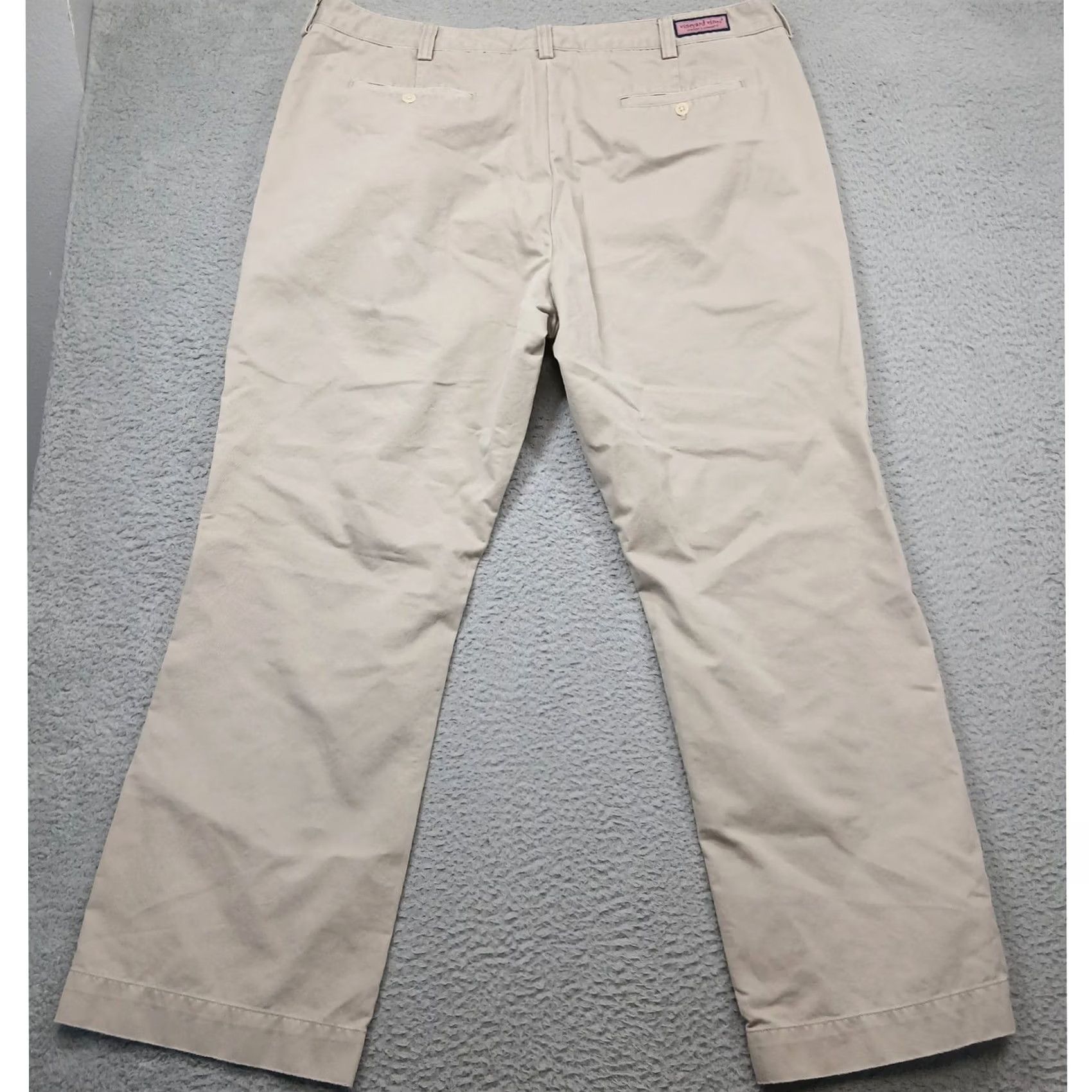 Vineyard Vines Vineyard Vines Chino Pants Beige 100% Cotton 42x34 Pre-owned Size US 42 / EU 58 - 3 Thumbnail