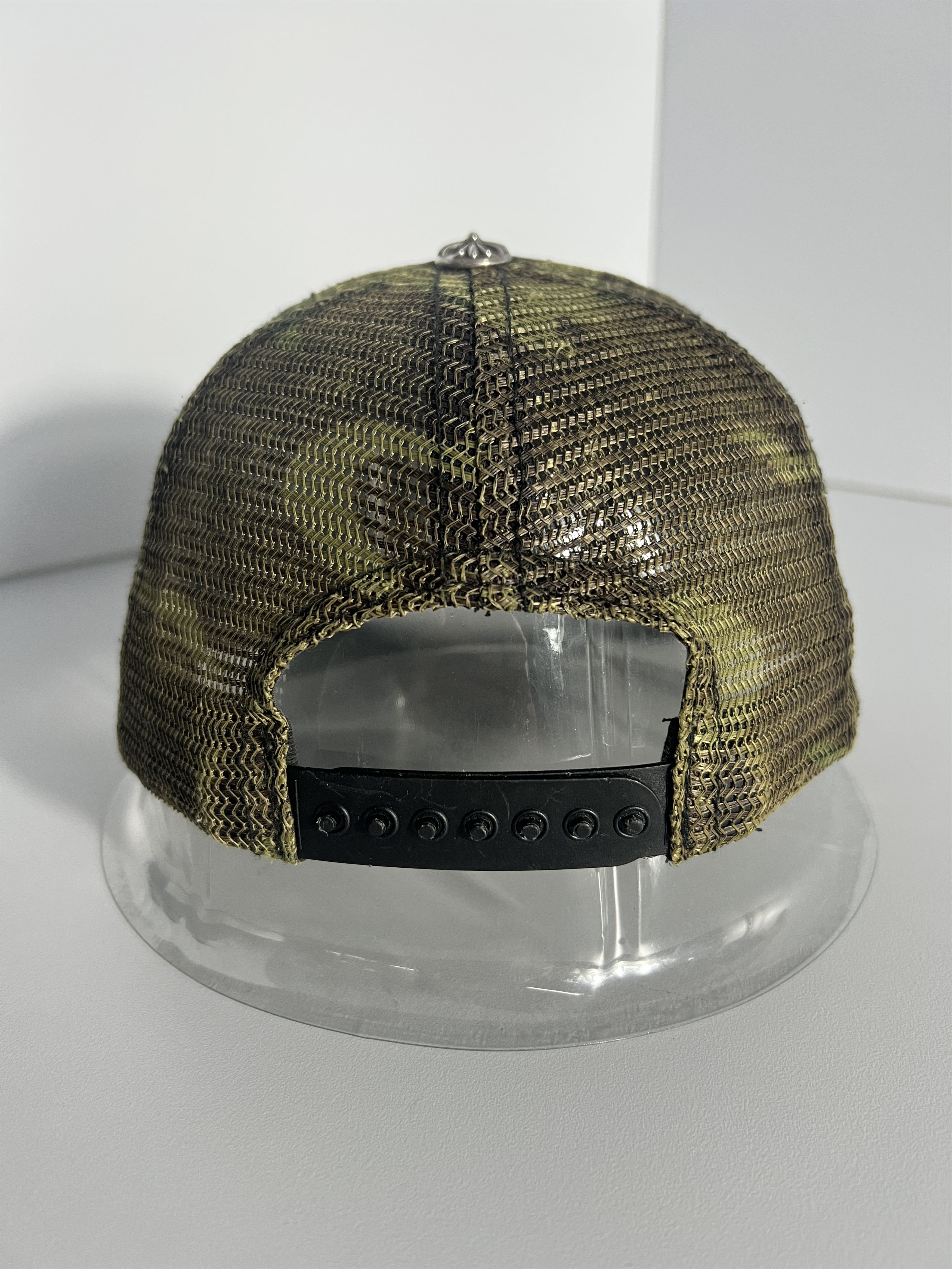 Chrome Hearts Chrome Hearts CH Hollywood USA Trucker Hat Black/Camo Size ONE SIZE - 5 Thumbnail