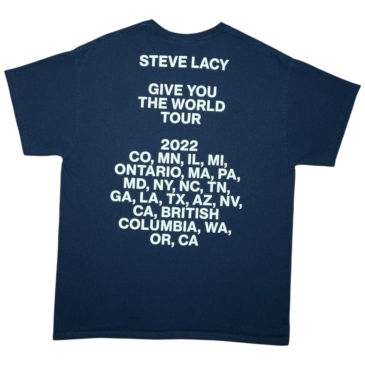 Band Tees 2022 Steve Lacy Give You The World Tour Gemini Album Tee Size US L / EU 52-54 / 3 - 2 Thumbnail