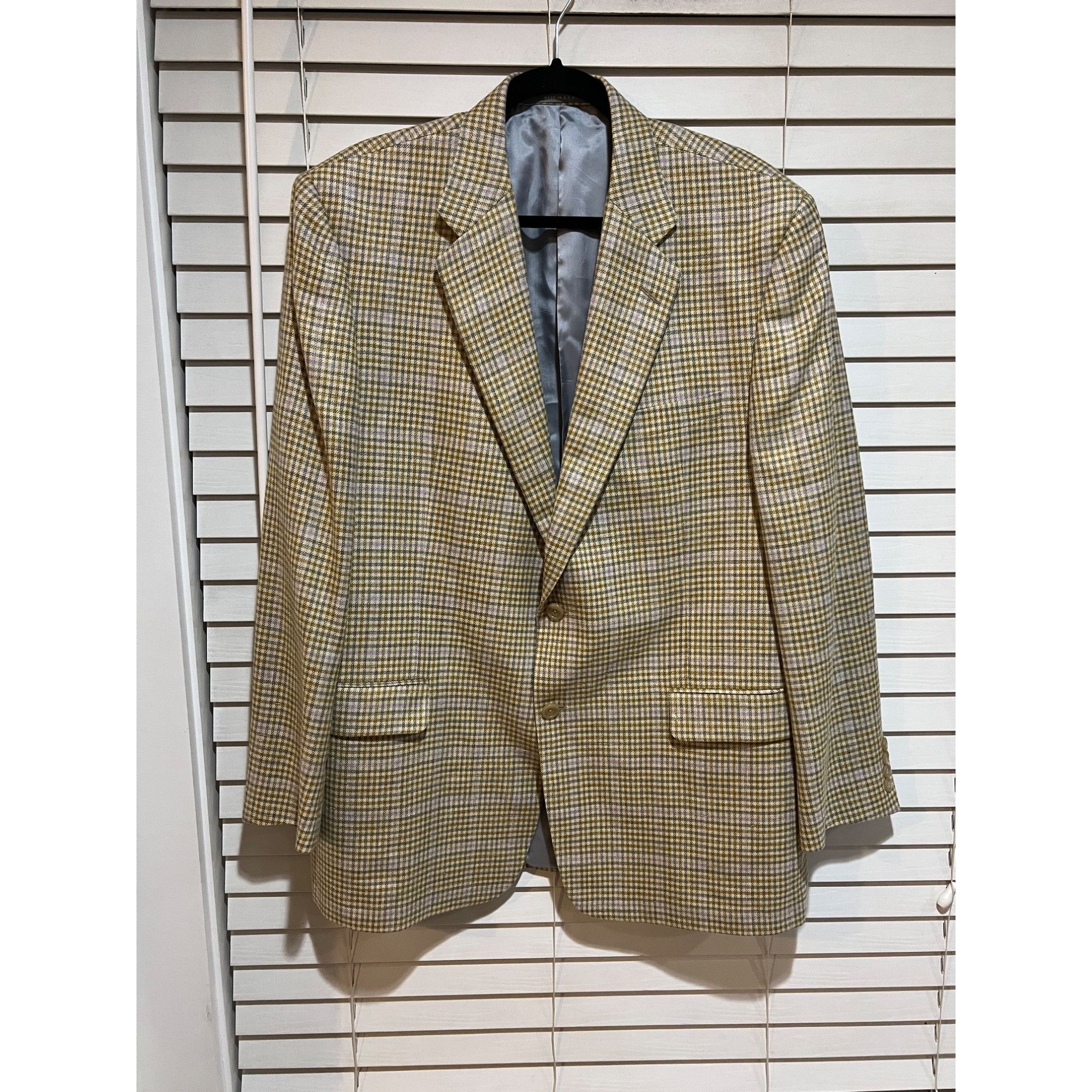 Hickey Freeman Hickey Freeman Wool Silk Linen Blend Blazer Sport Coat - Siz Size 44R - 1 Thumbnail