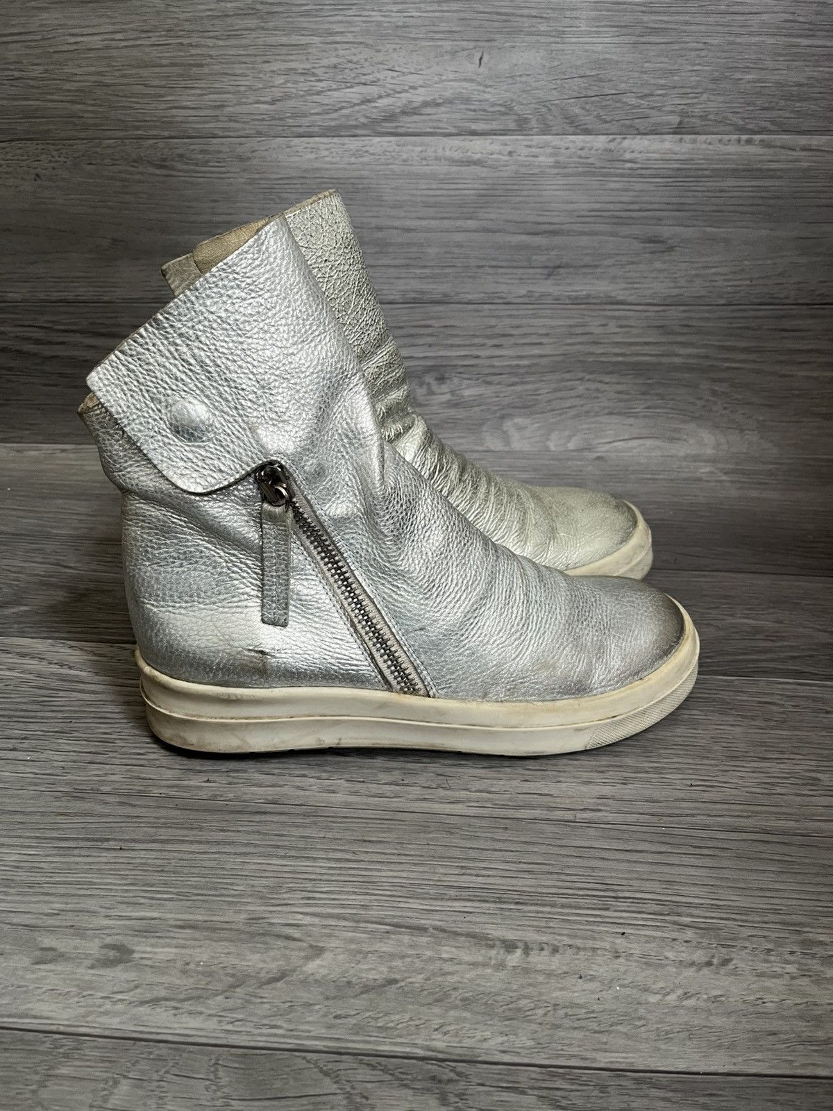 Cinzia Araia Cinza araia ,rick owens,drkshw style zipper shoes sz38 Size US 5 / EU 37 - 6 Thumbnail