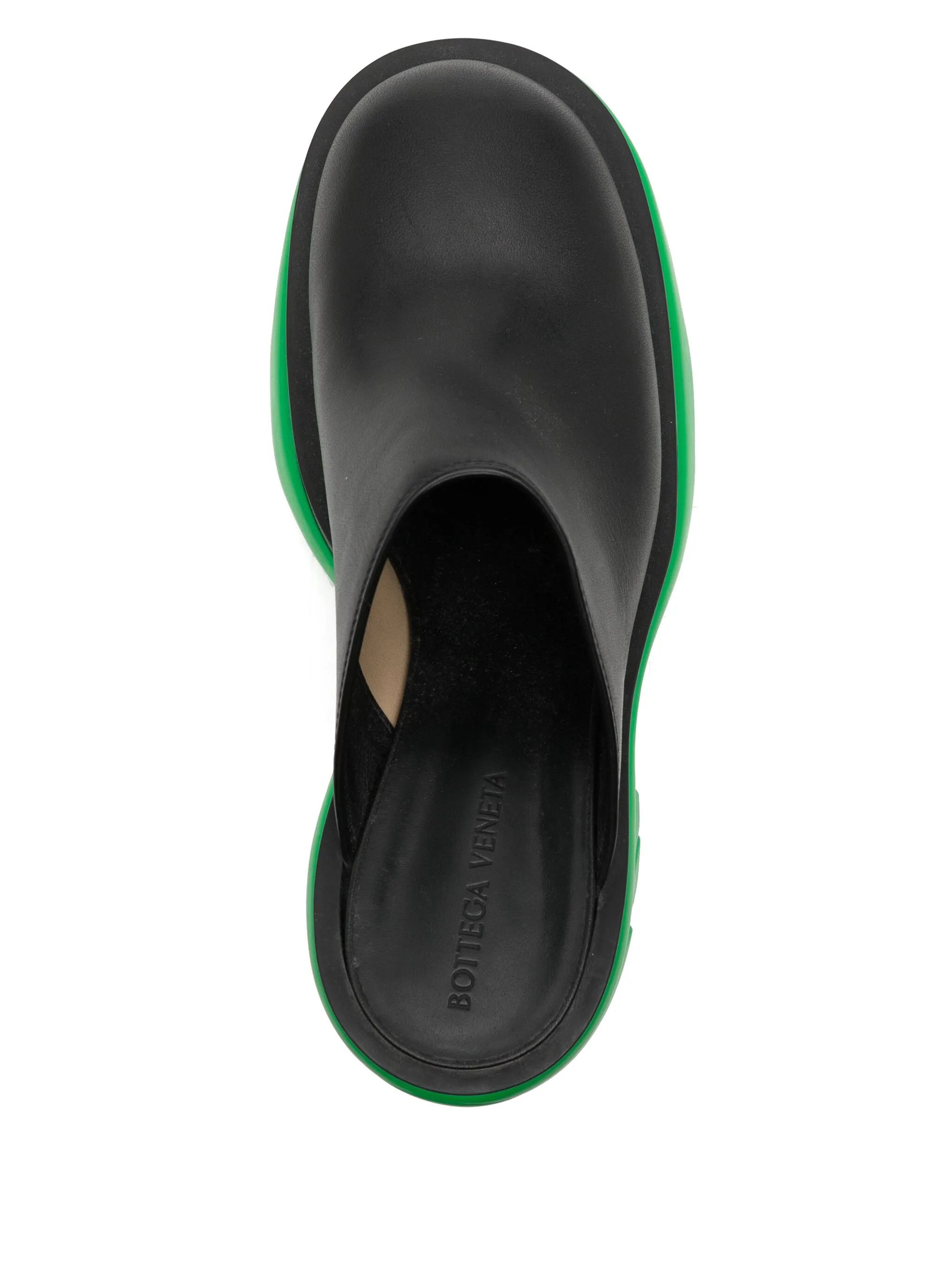 Bottega Veneta o1y0725 Leather Mules in Black Size US 4.5 / IT 34.5 - 4 Thumbnail
