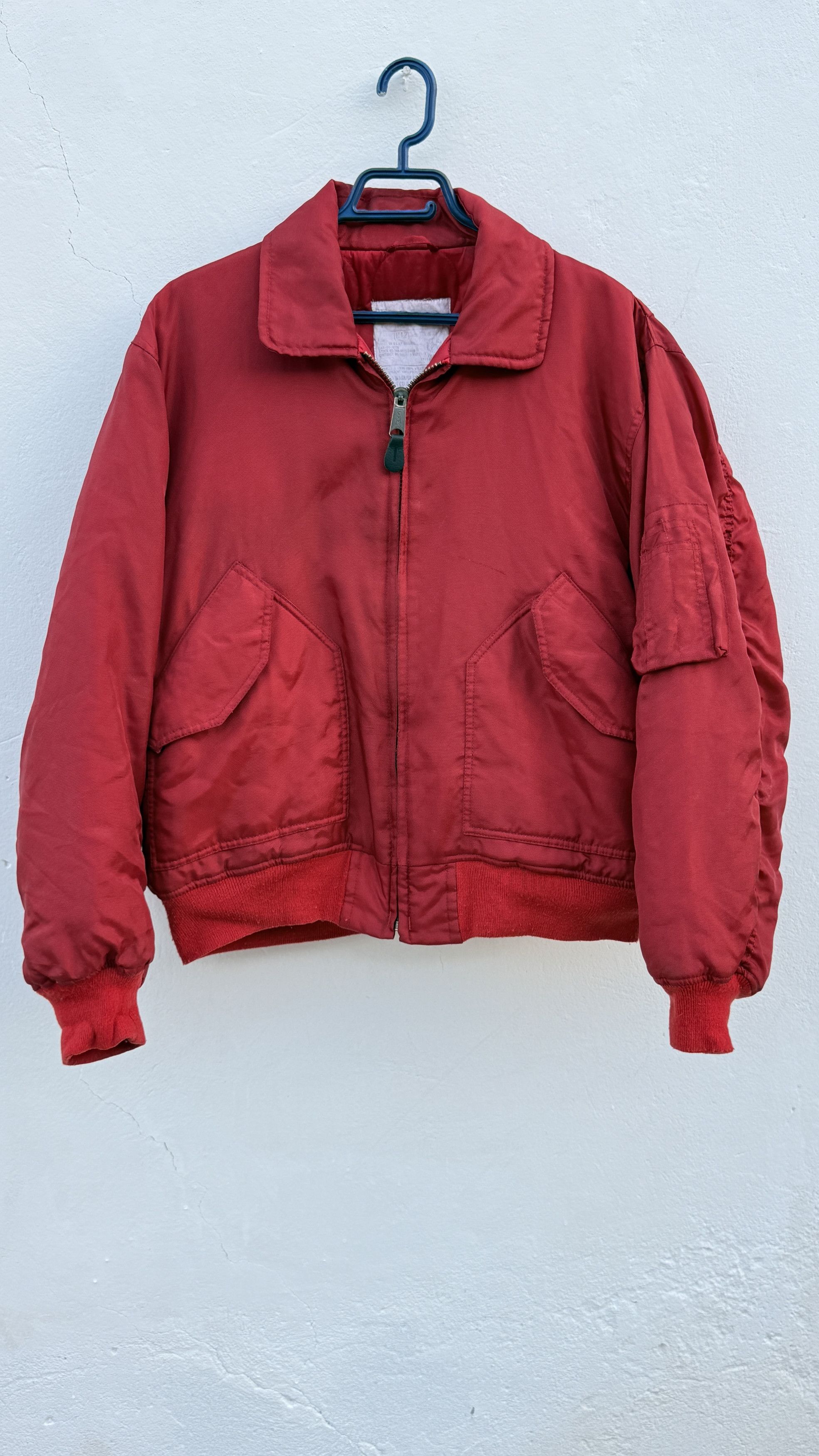 Cobra 🔥 Military Bomber flight jacket puffer red supreme size xl Size US XL / EU 56 / 4 - 1 Thumbnail