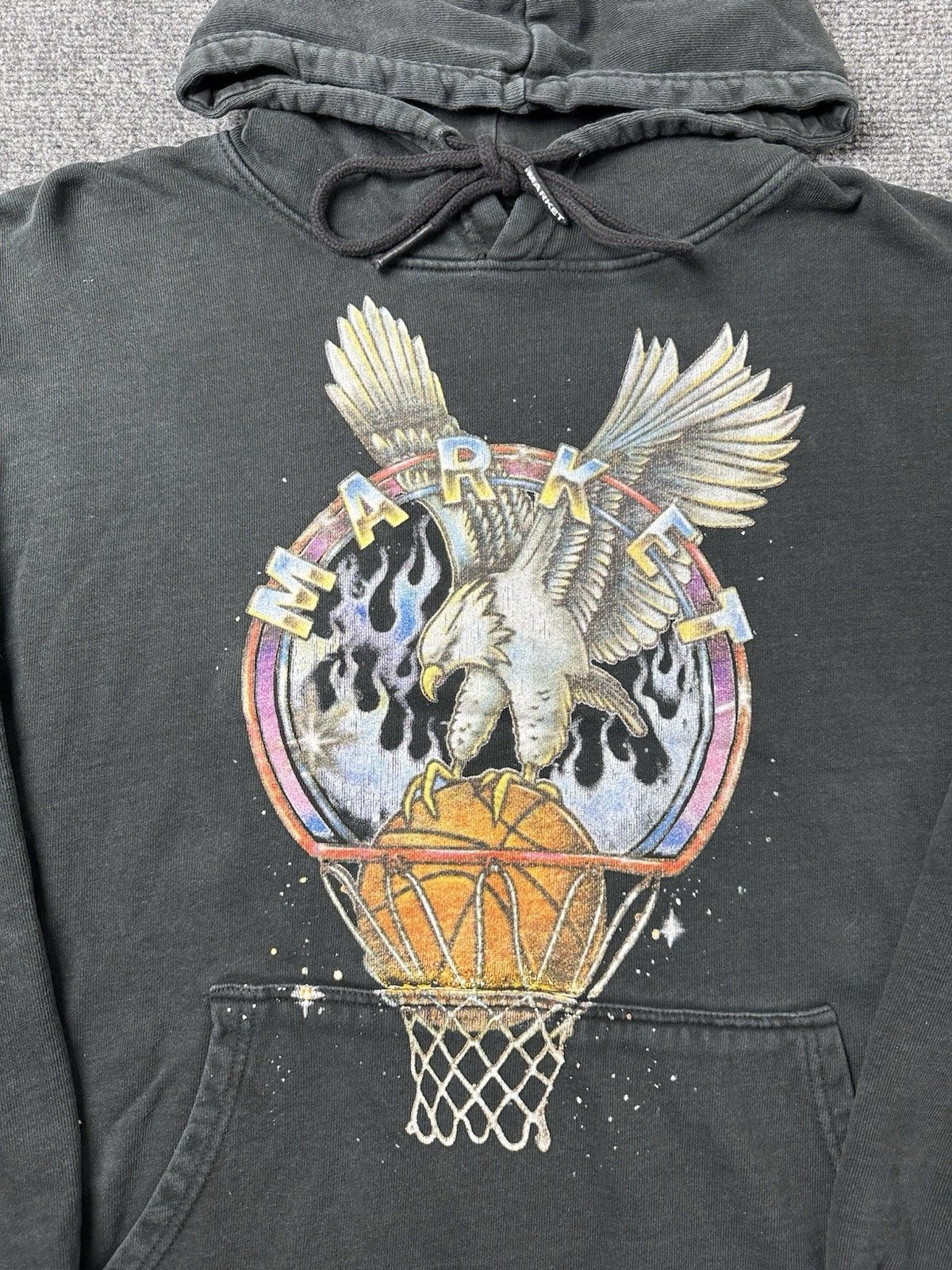 Market Mens Hoodie Market Eagle Basketball Black Pullover, Size XL Size US XL / EU 56 / 4 - 2 Thumbnail